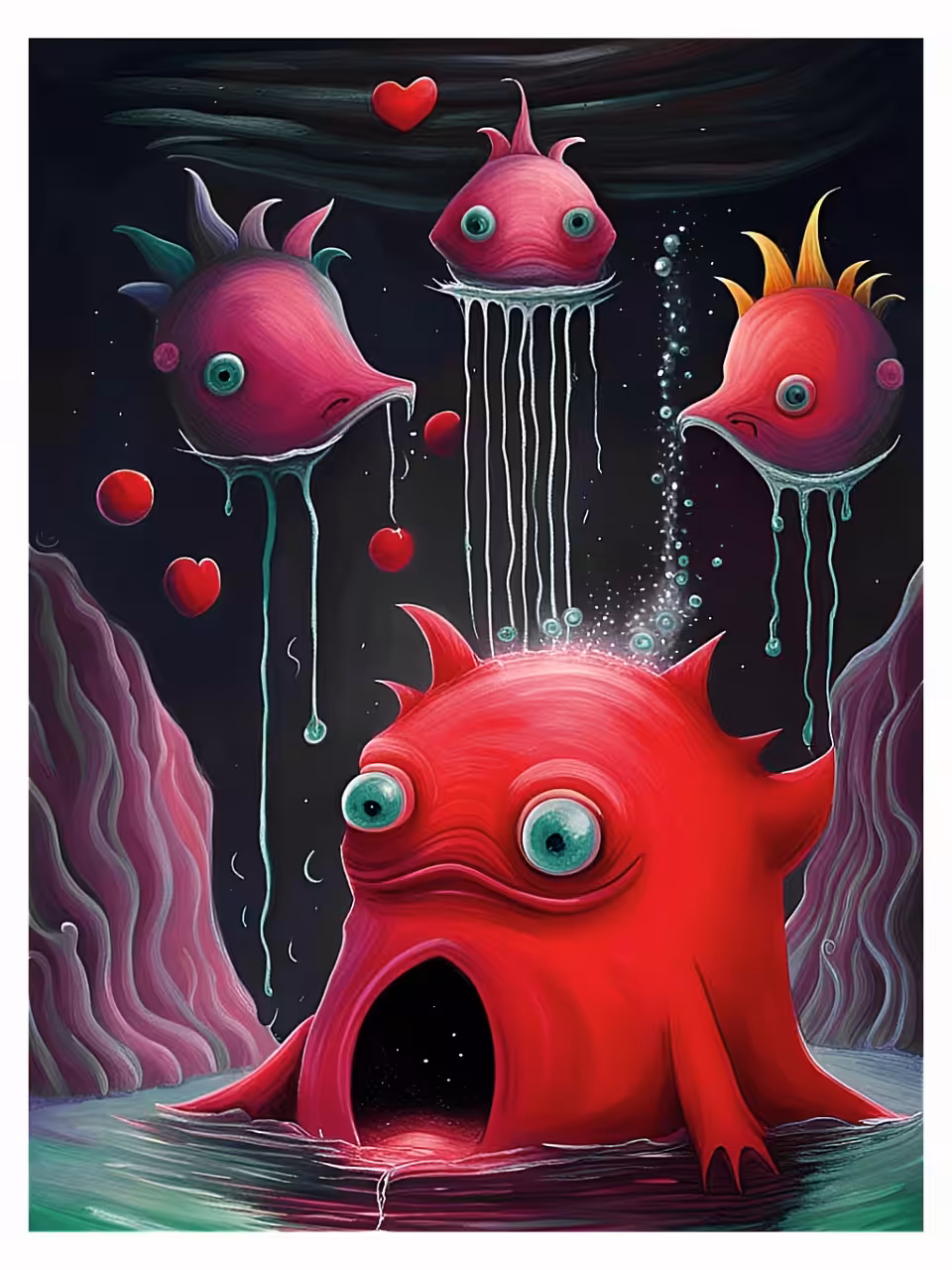 Hypnotized fish