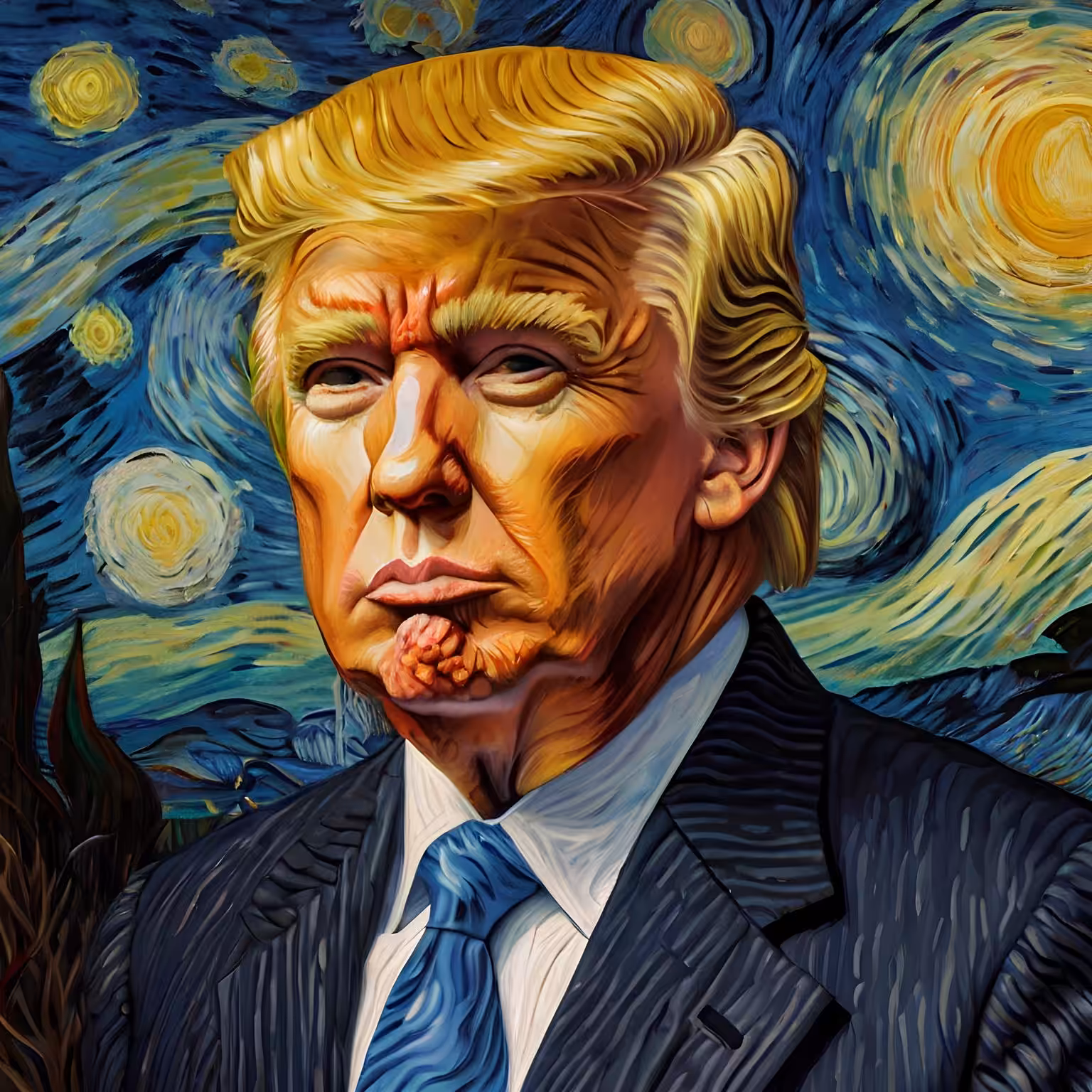 Artwork:  Trump Van Gogh