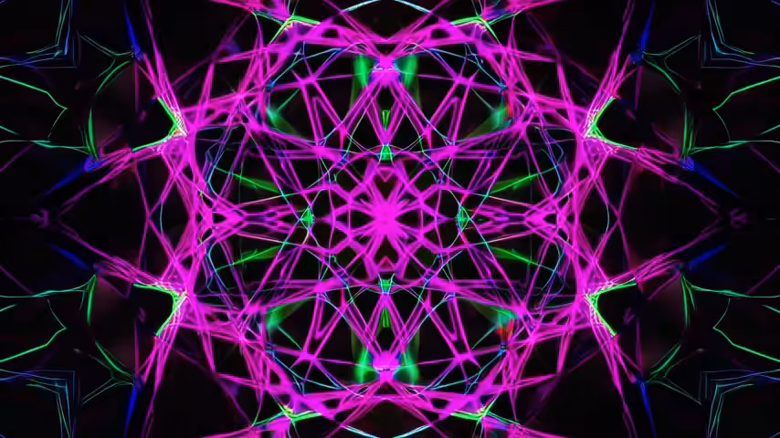 Neon Web Symphony