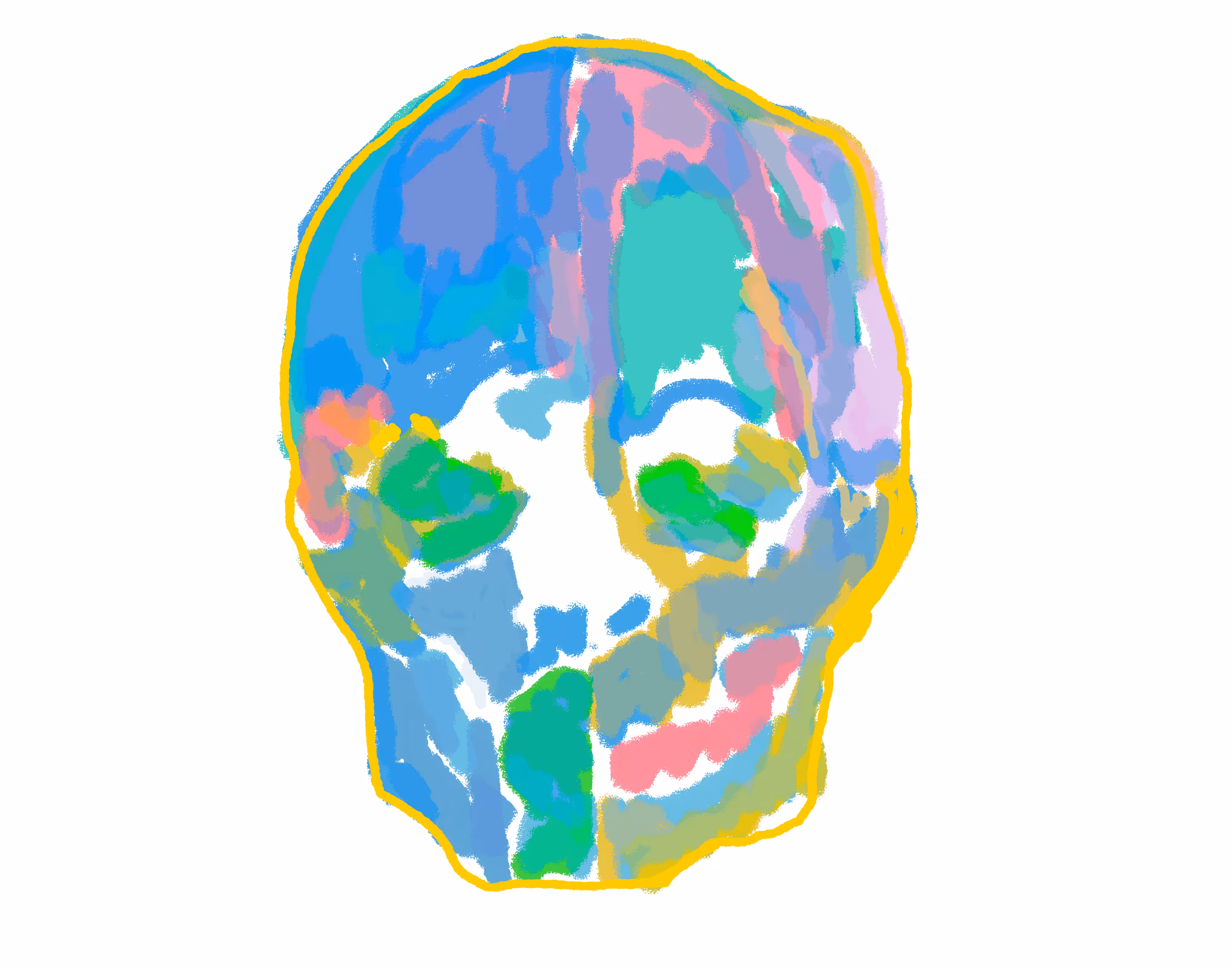 Living Color Skulls #15