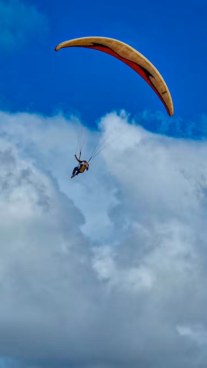 Flying in the clouds