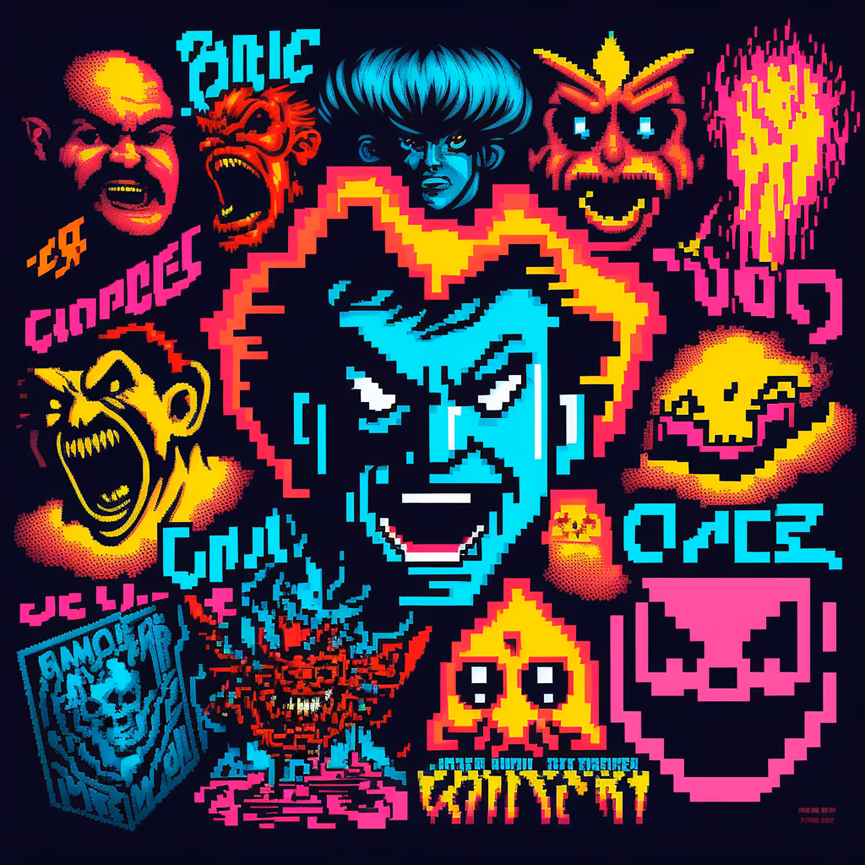 Pixel Game Posters #173
