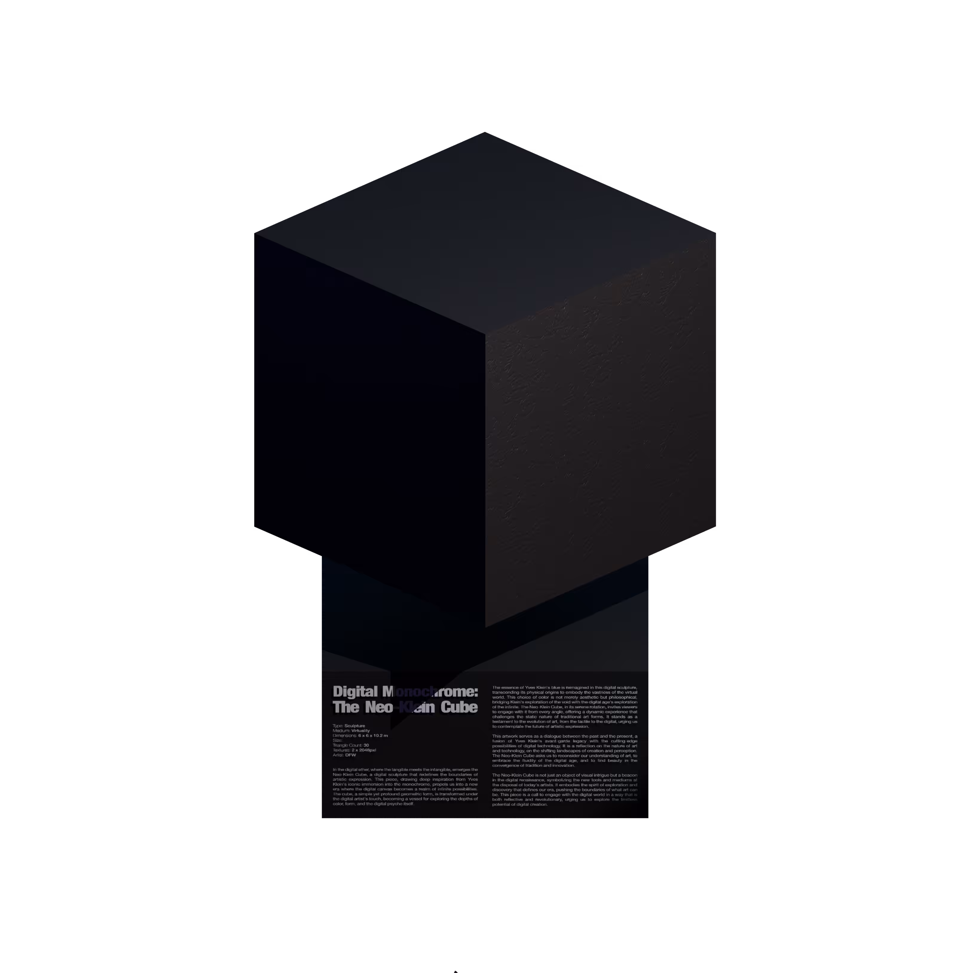 DFW Design: Neo Klein Cube BLCK