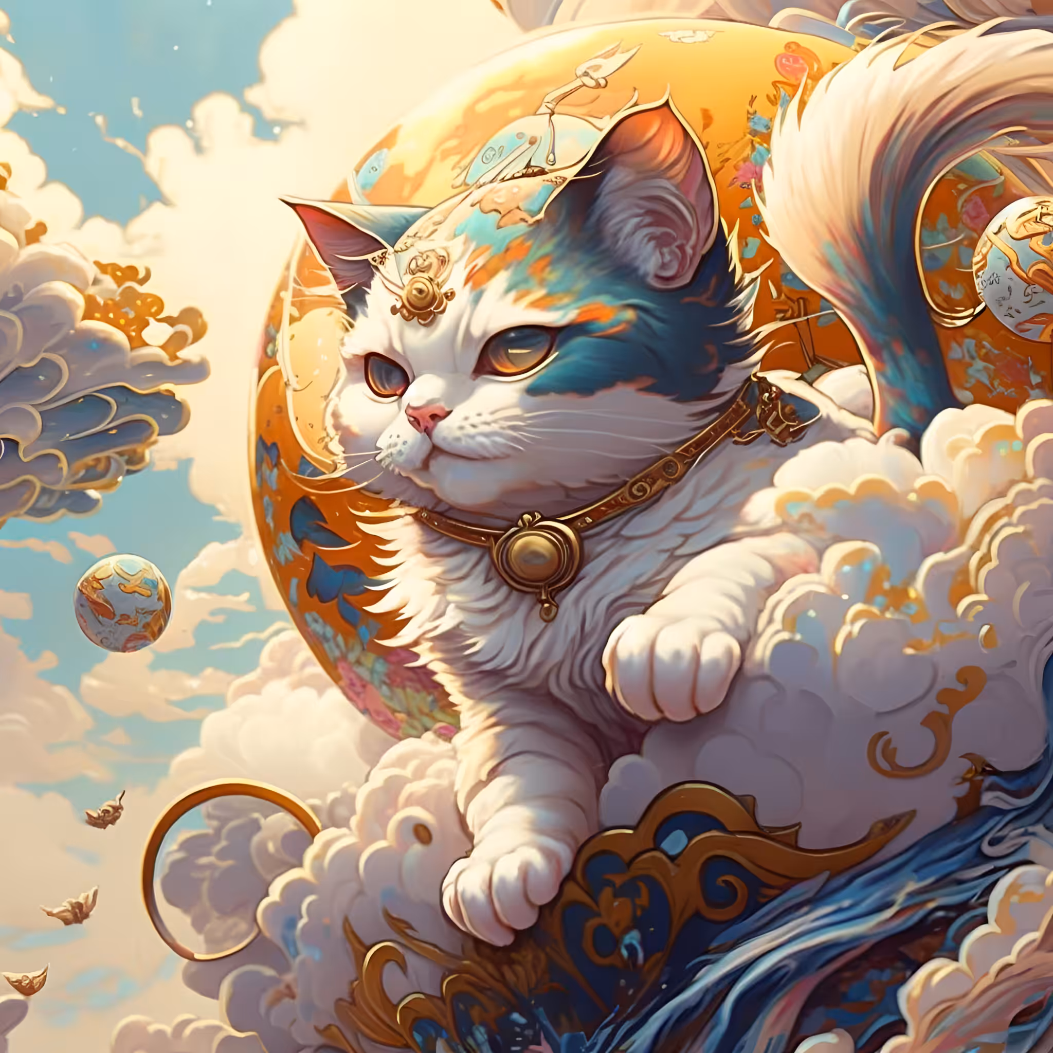 Cat Deity #3/888