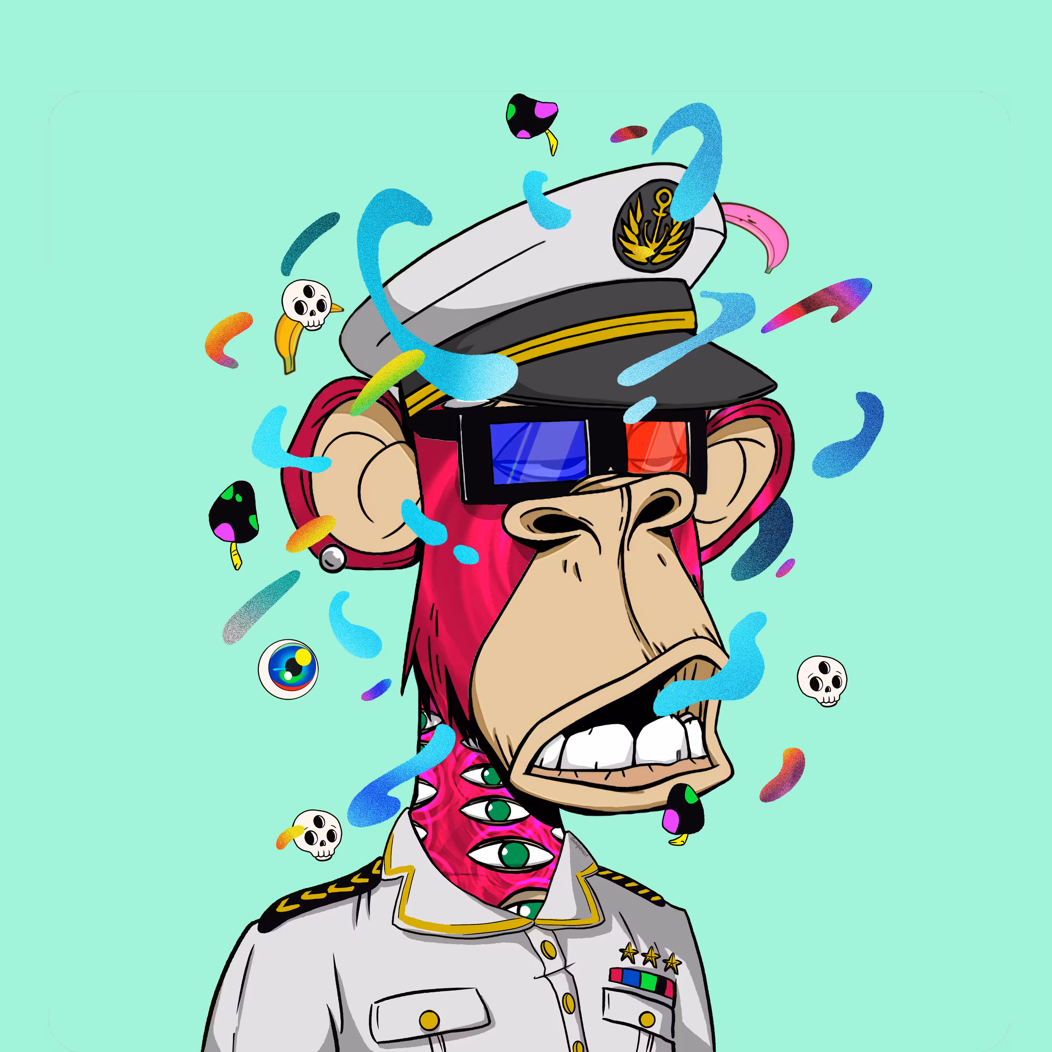 Bored Ape 1442 x Sickpencil
