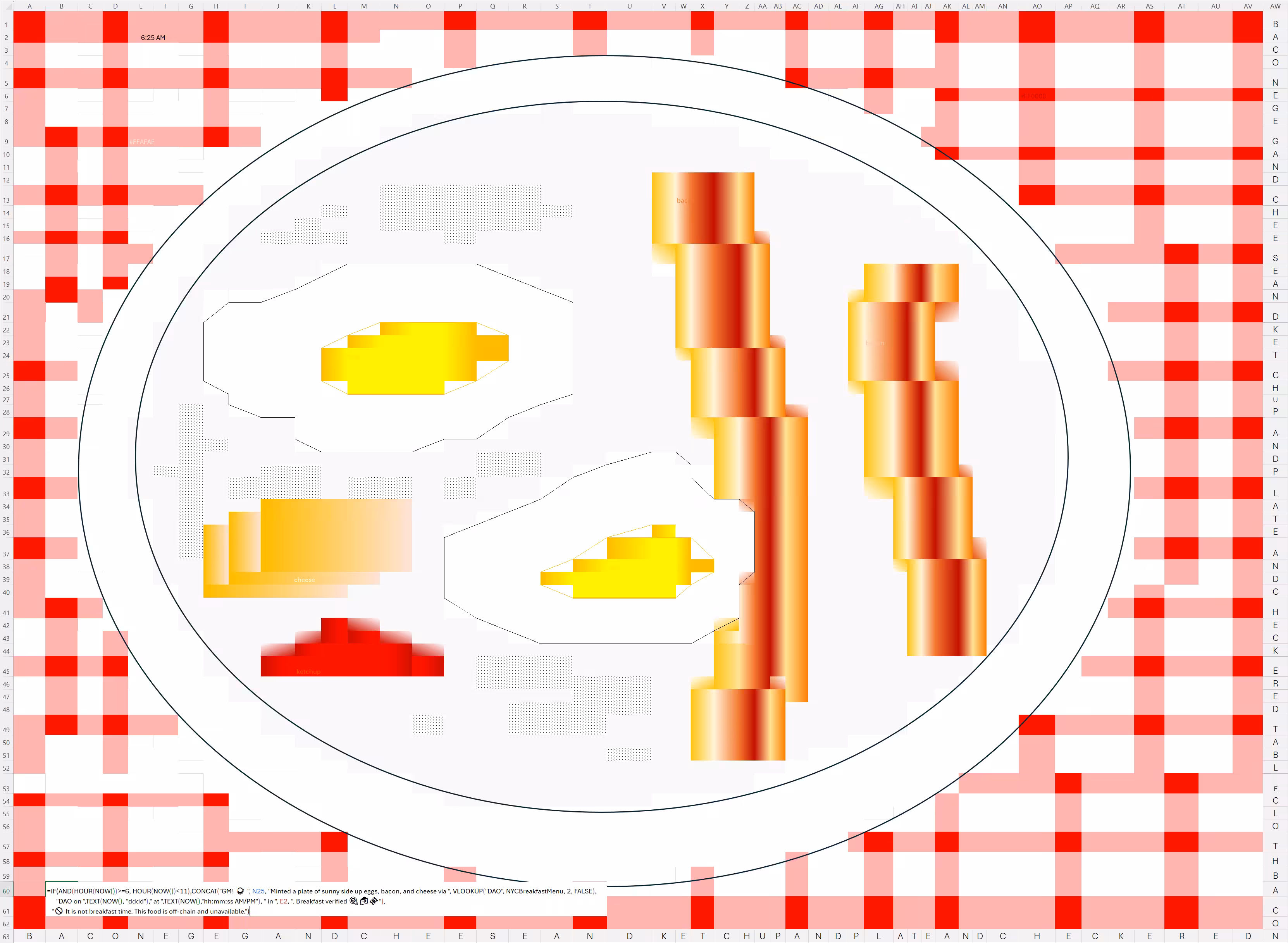 Weekend Breakfast Served on Blockchain Forever