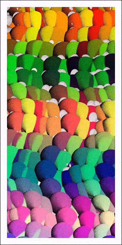 Balloon Field on Clouds #21