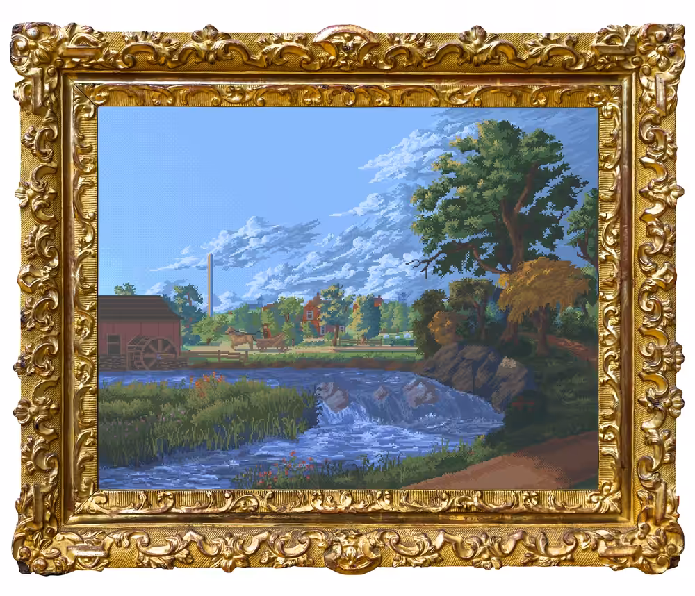Countryside with Obelisk