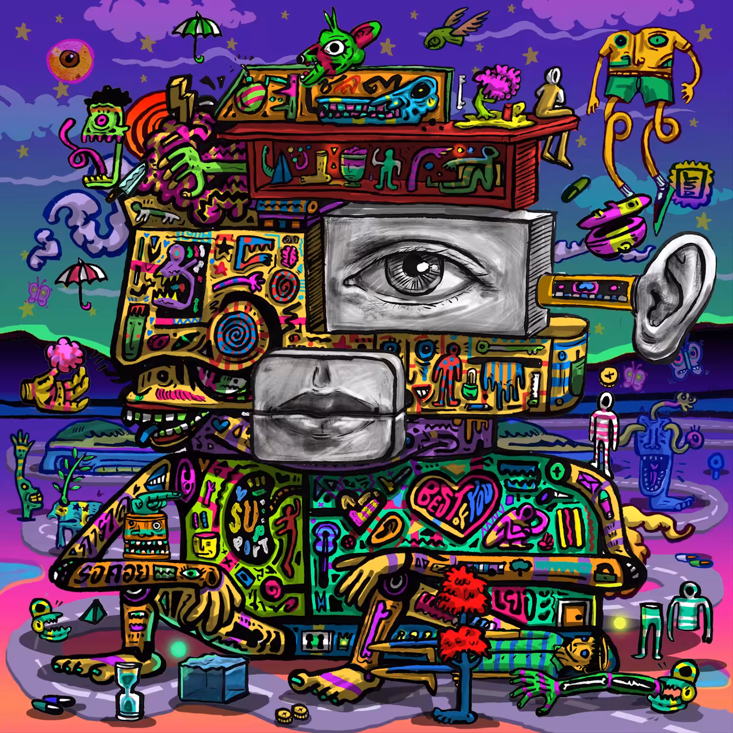 Composition of human 