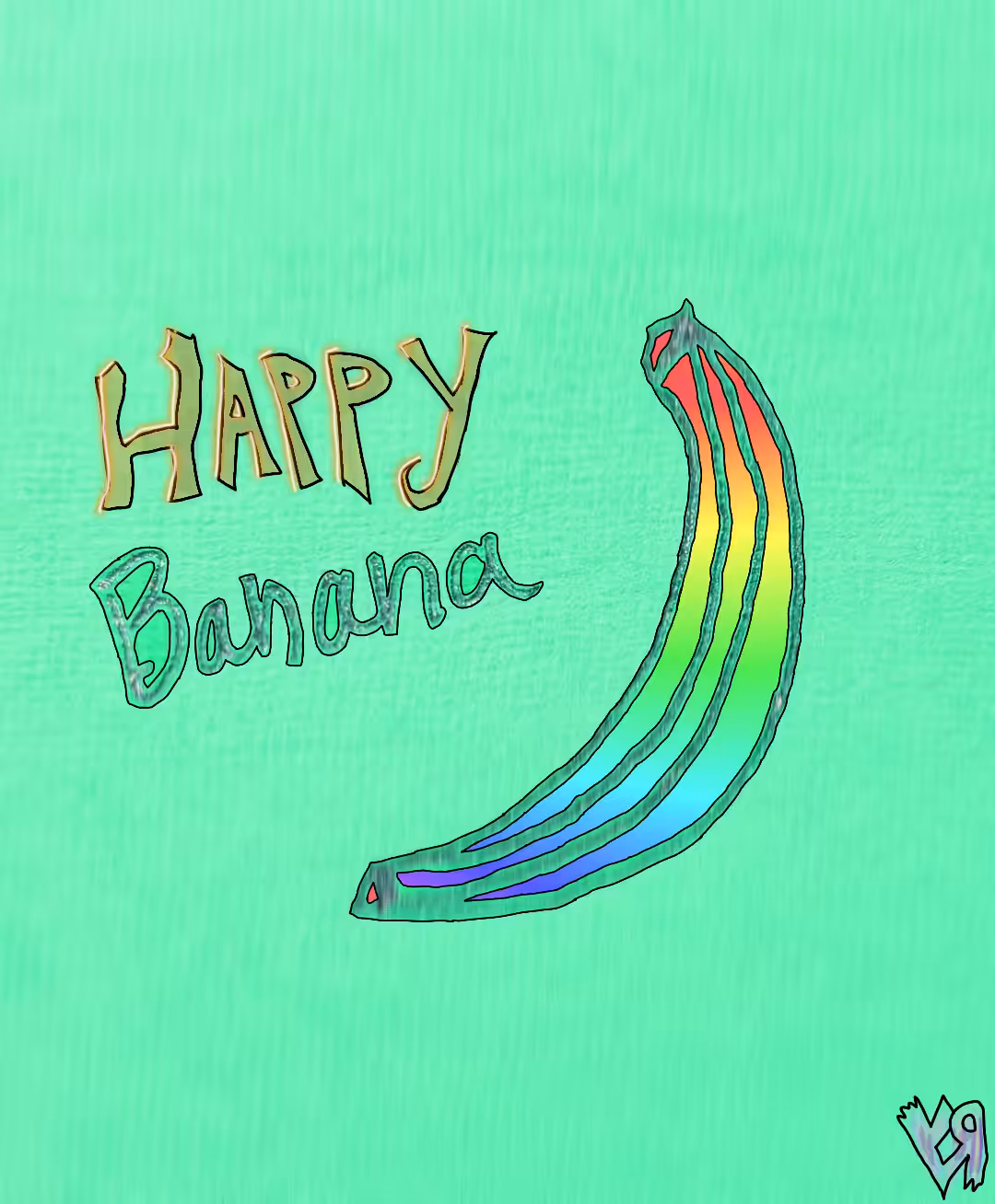 "Happy Banana" by Richard F. Yates (Holy Fool)