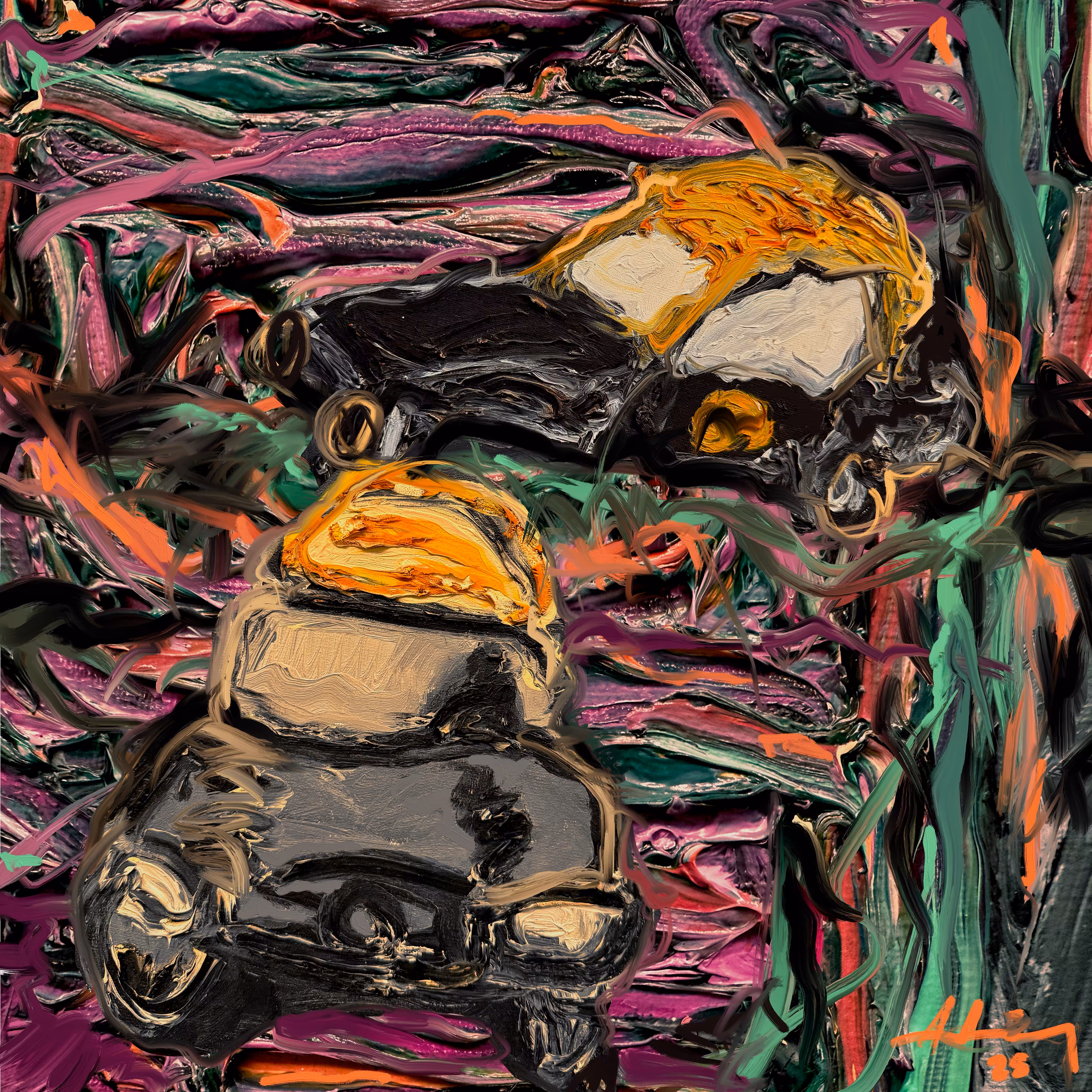 Immediate paintings - Taxis
