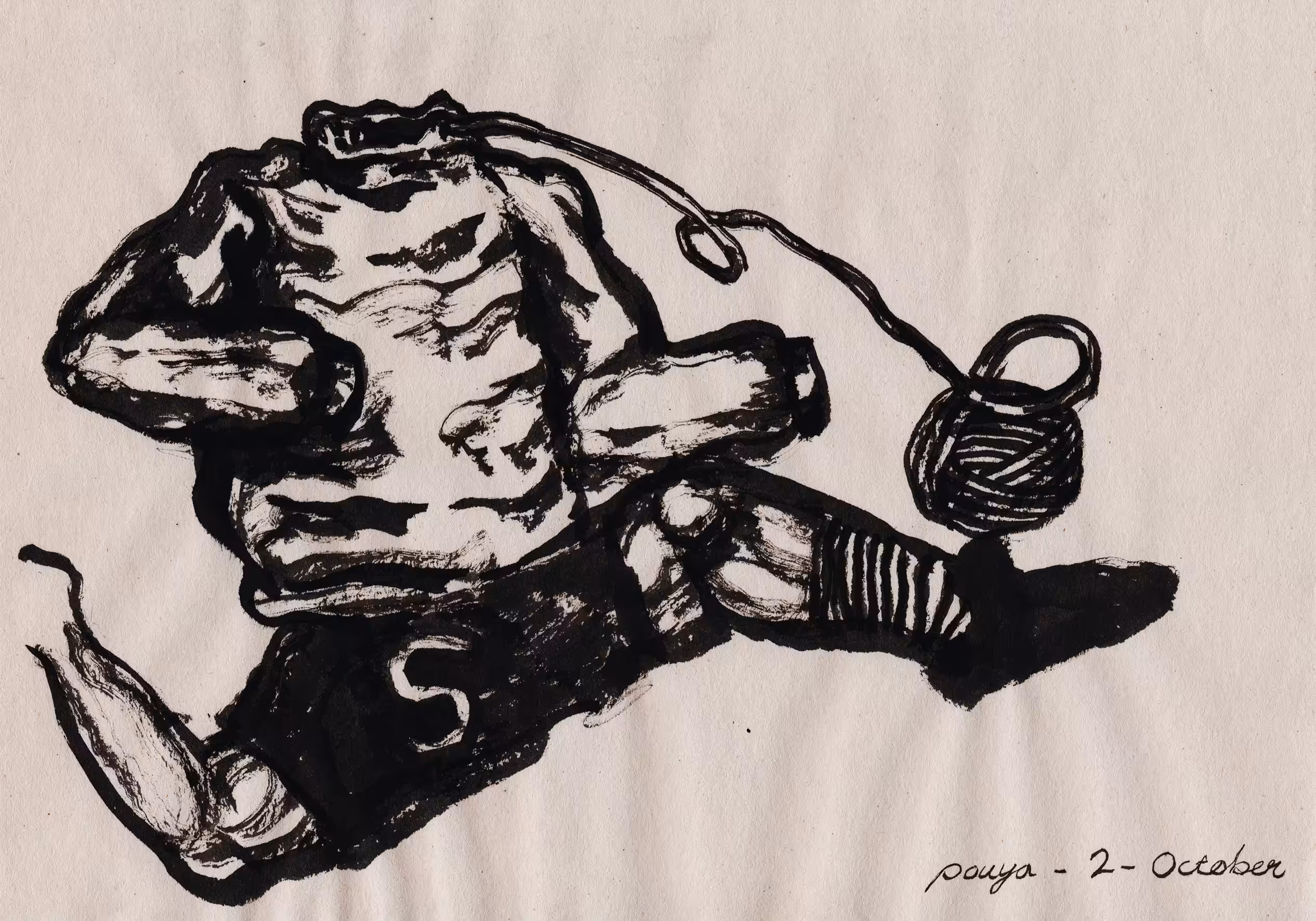 Inktober 2025: Day 2 / Weave