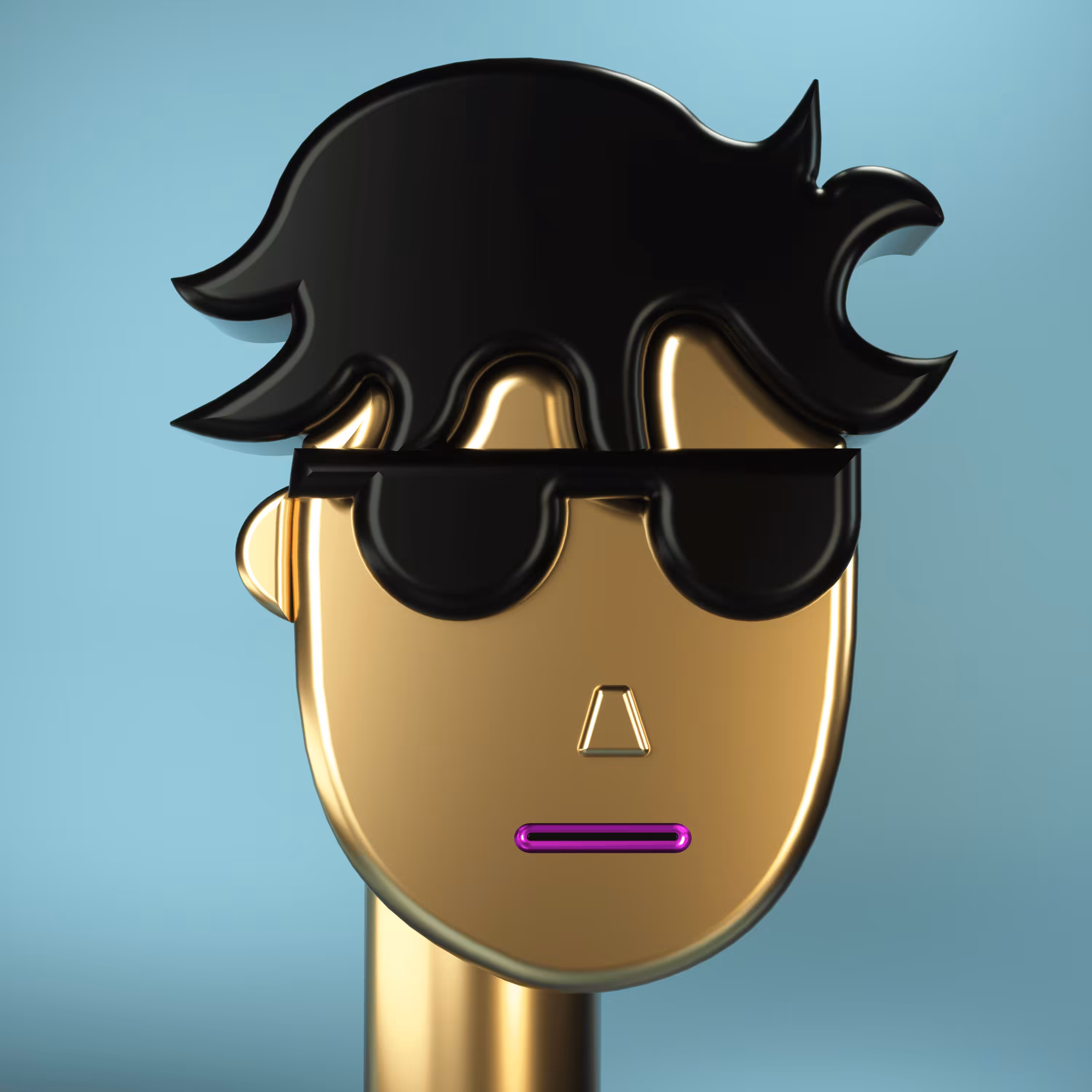 3D Chrome Punk #0477