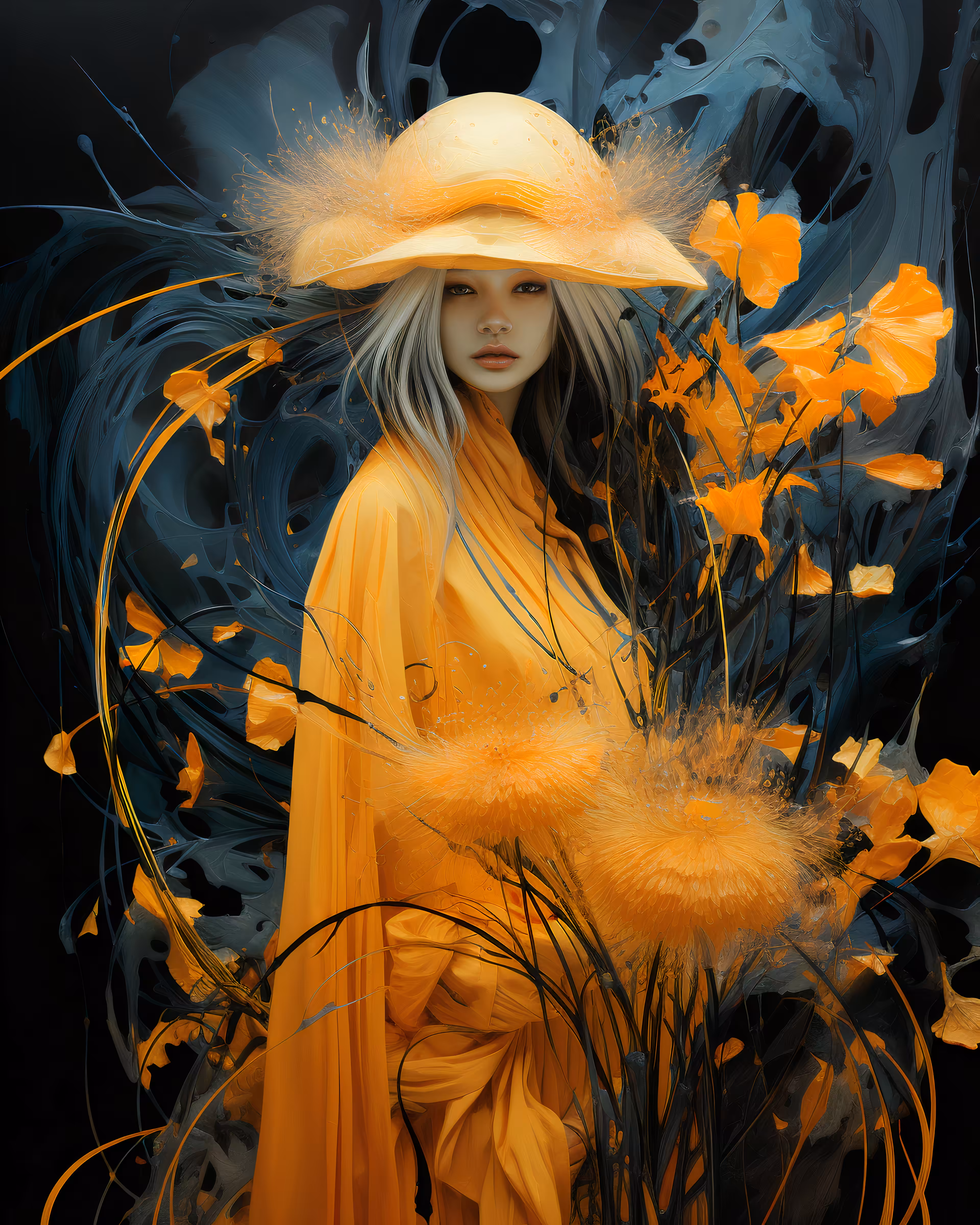 Mysterious Lady. Fantasy #014