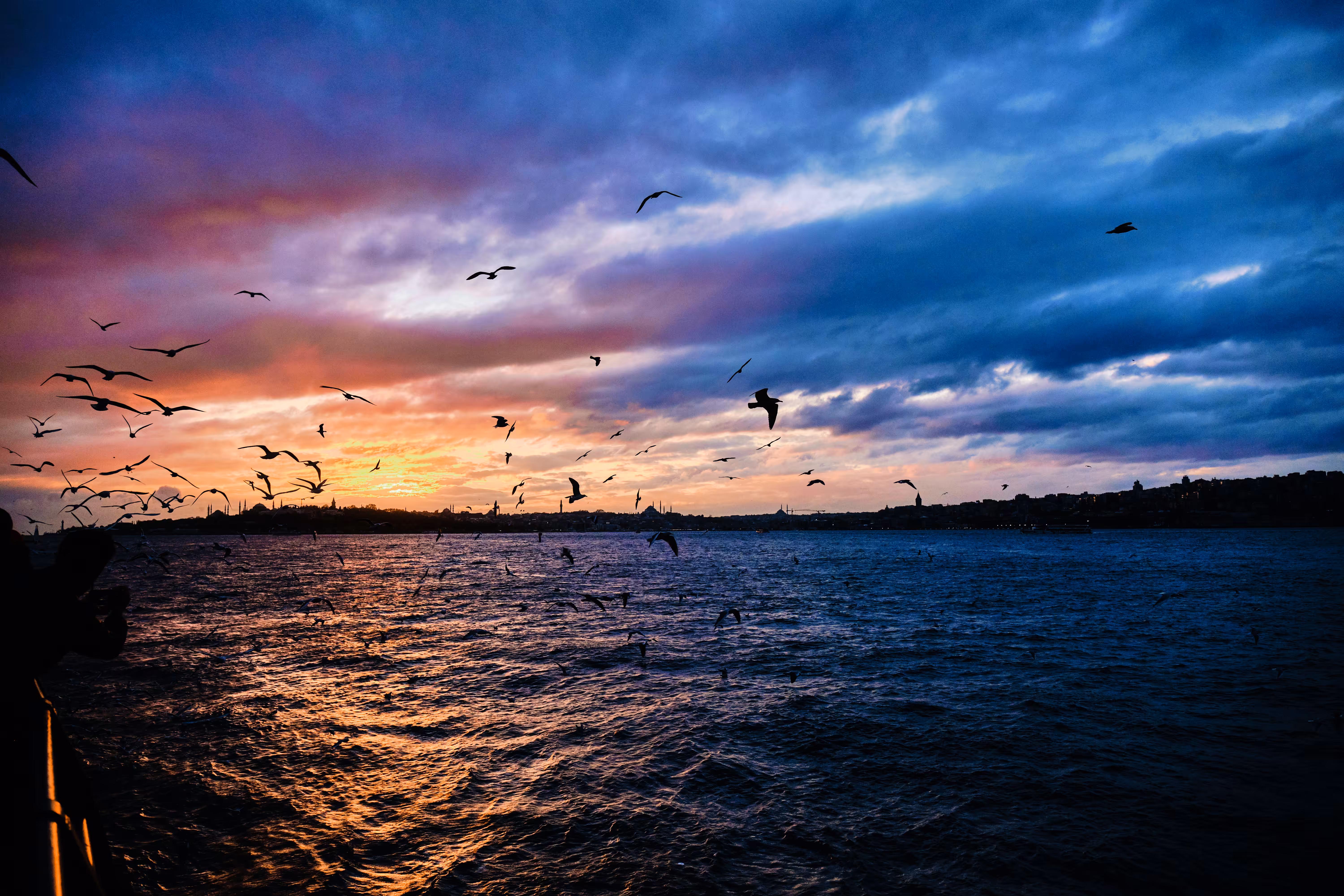 A Classic Sunset in Uskudar