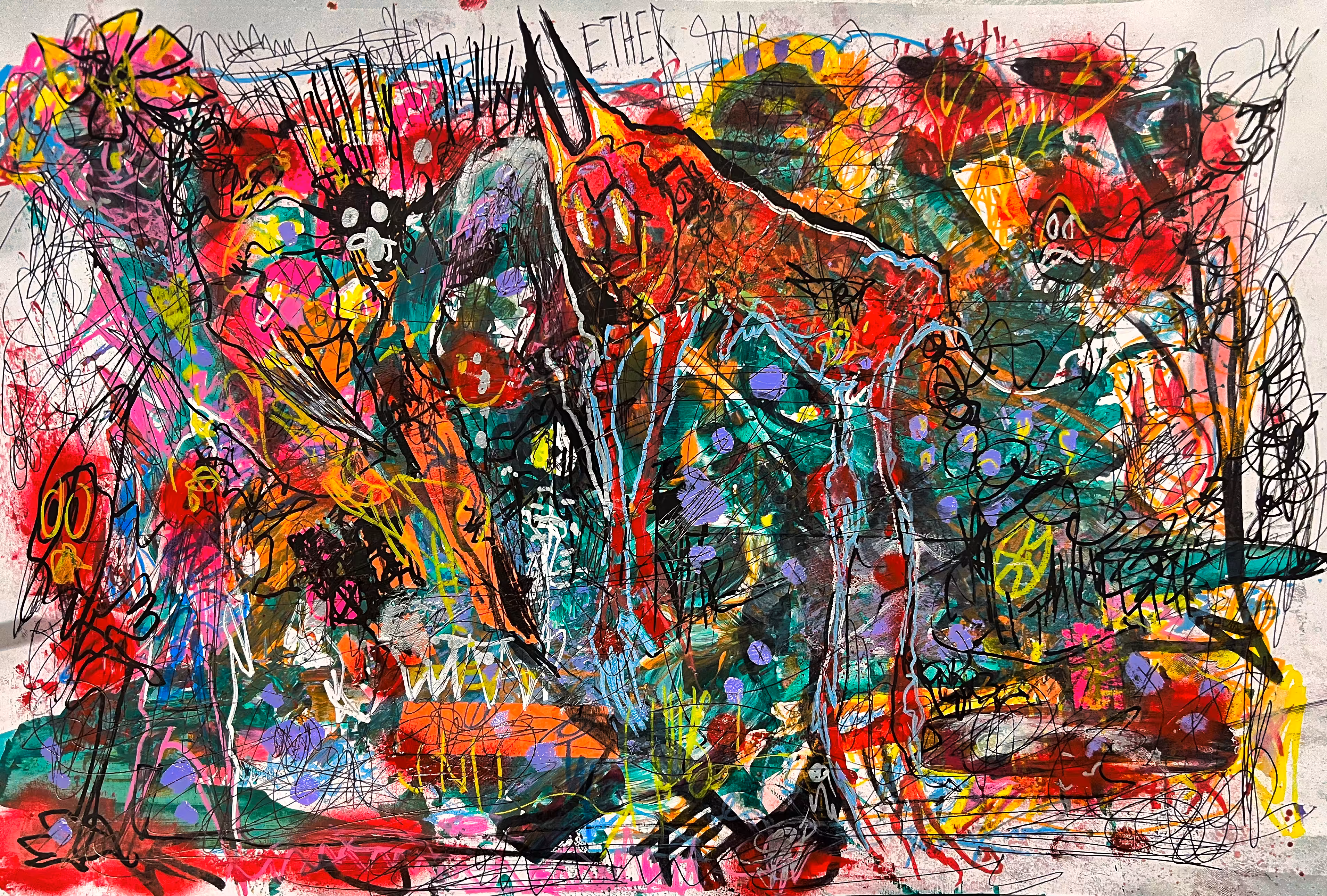 ''The Garden of Kids , Recess, Flowers Devil and myself'' 