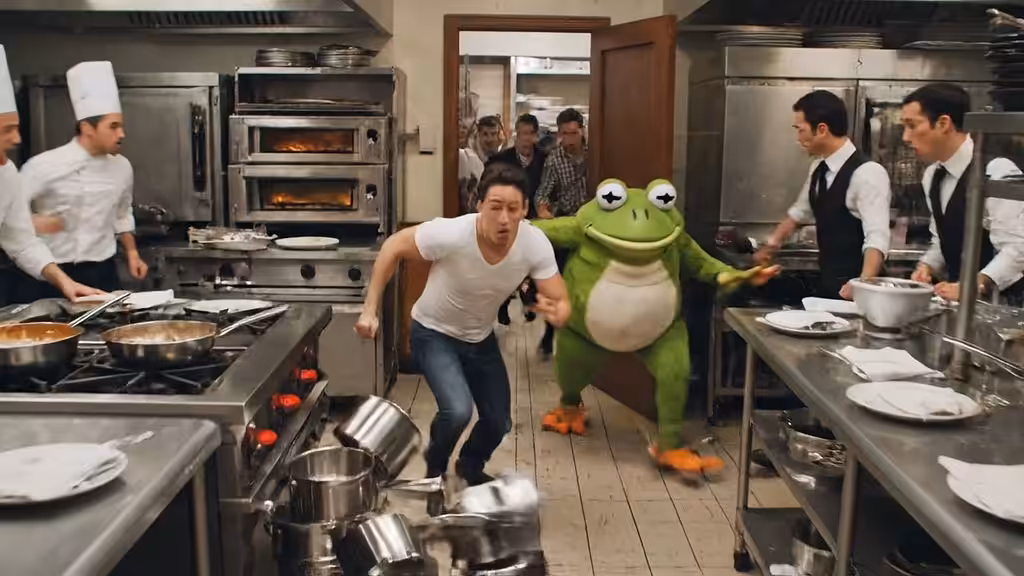 Kitchen Chase: Pepe the Frog - SCENE 2/TAKE 1