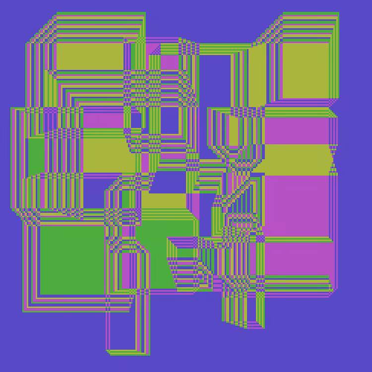 Superimposed Rectangles #36