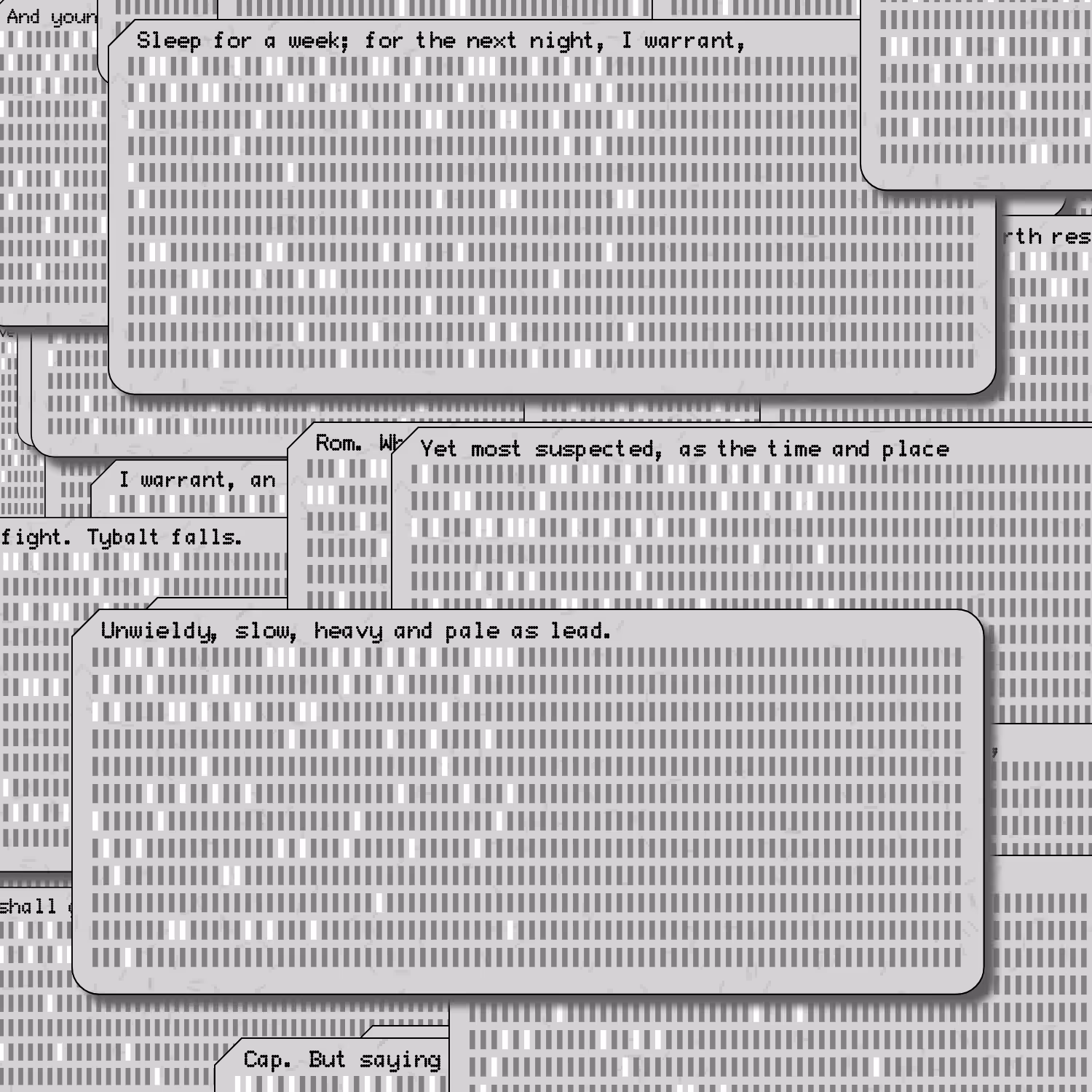 Romeo and Juliet on Punched Cards (Free) #25
