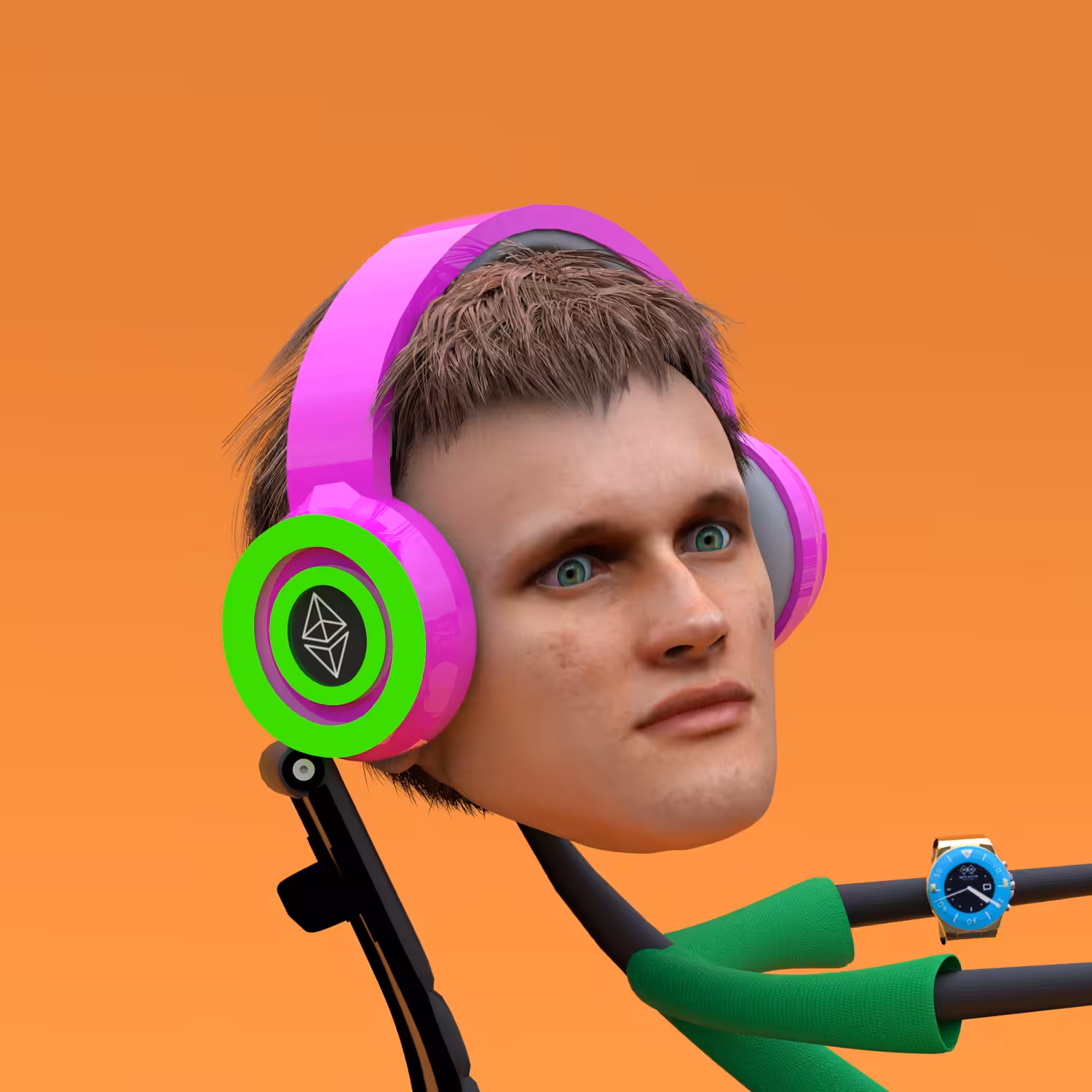 mfer 3D # 16 Vitalik Buterin