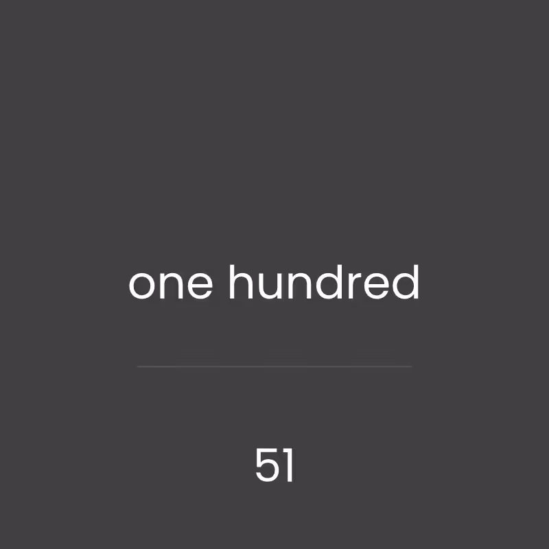 aoon - alphabetical order of numbers #51