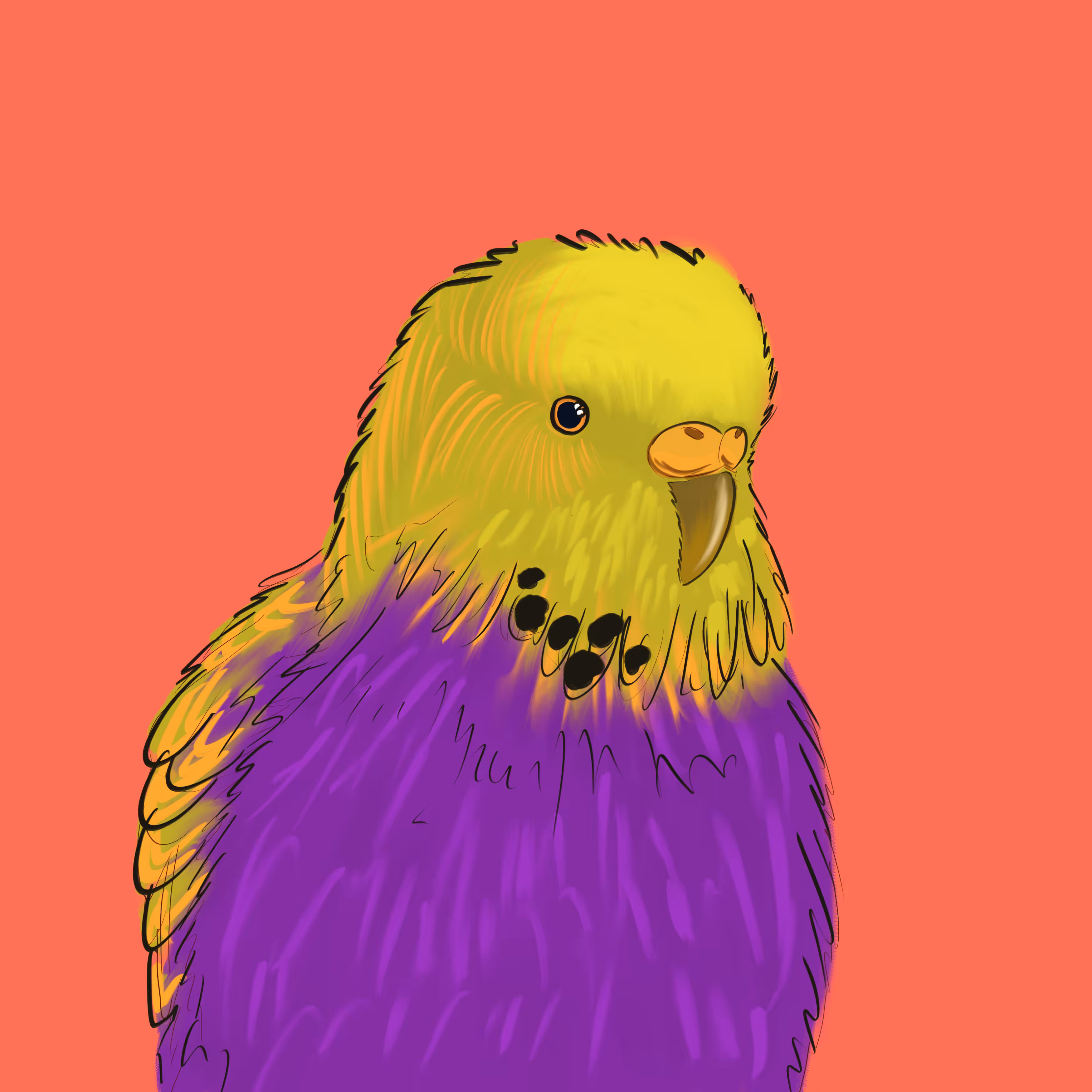 Neon Parrot #14