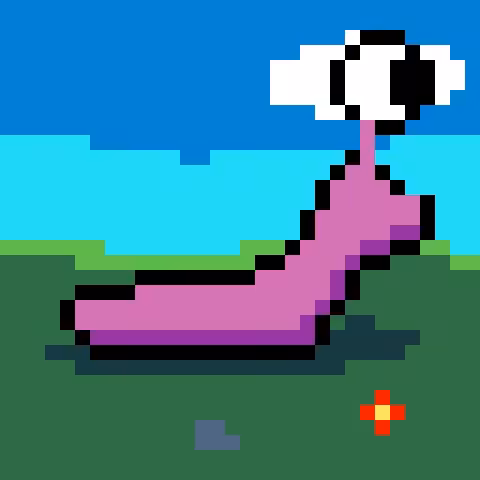 the Running worm 001