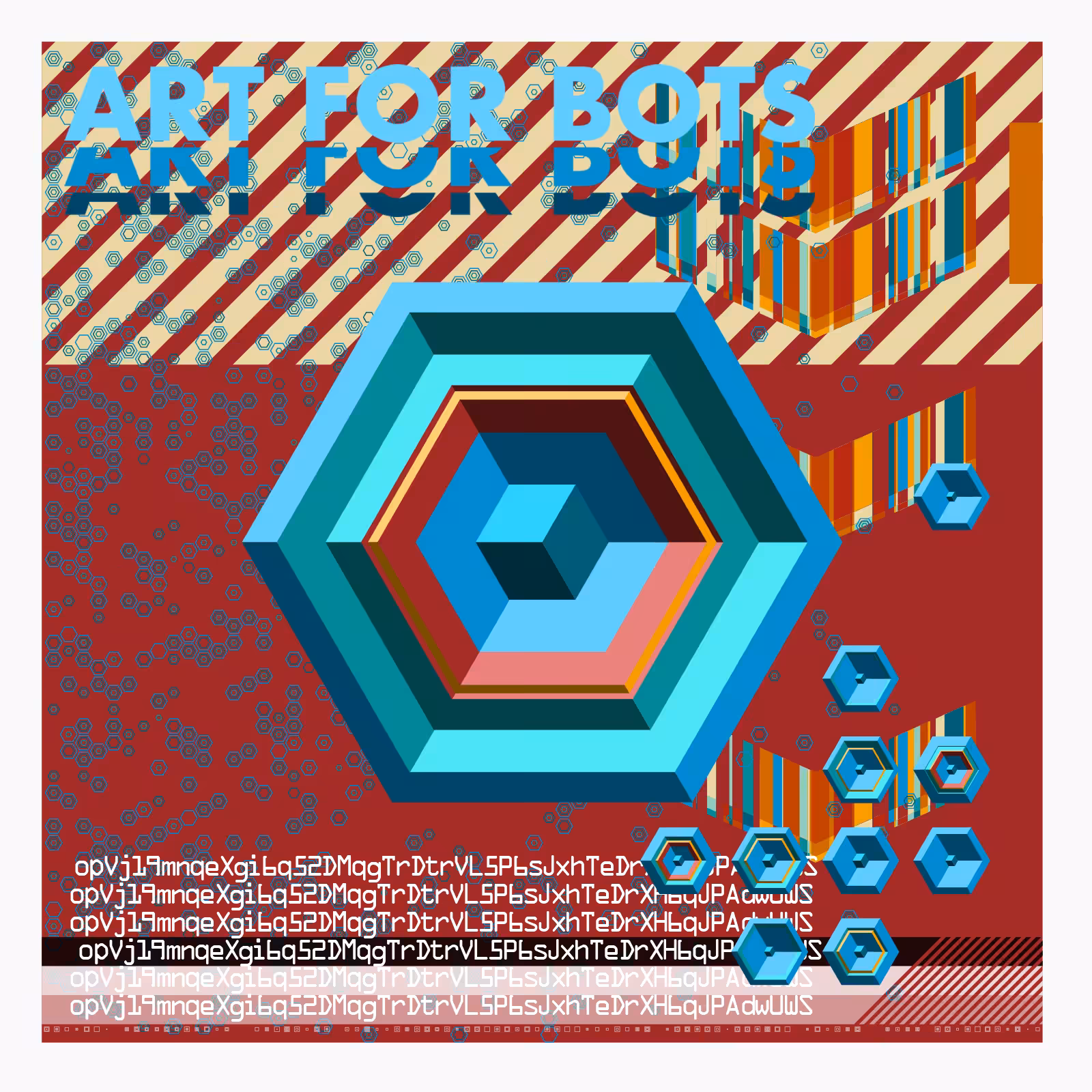 Hexagones - Art forBots forHumans forPrint #12