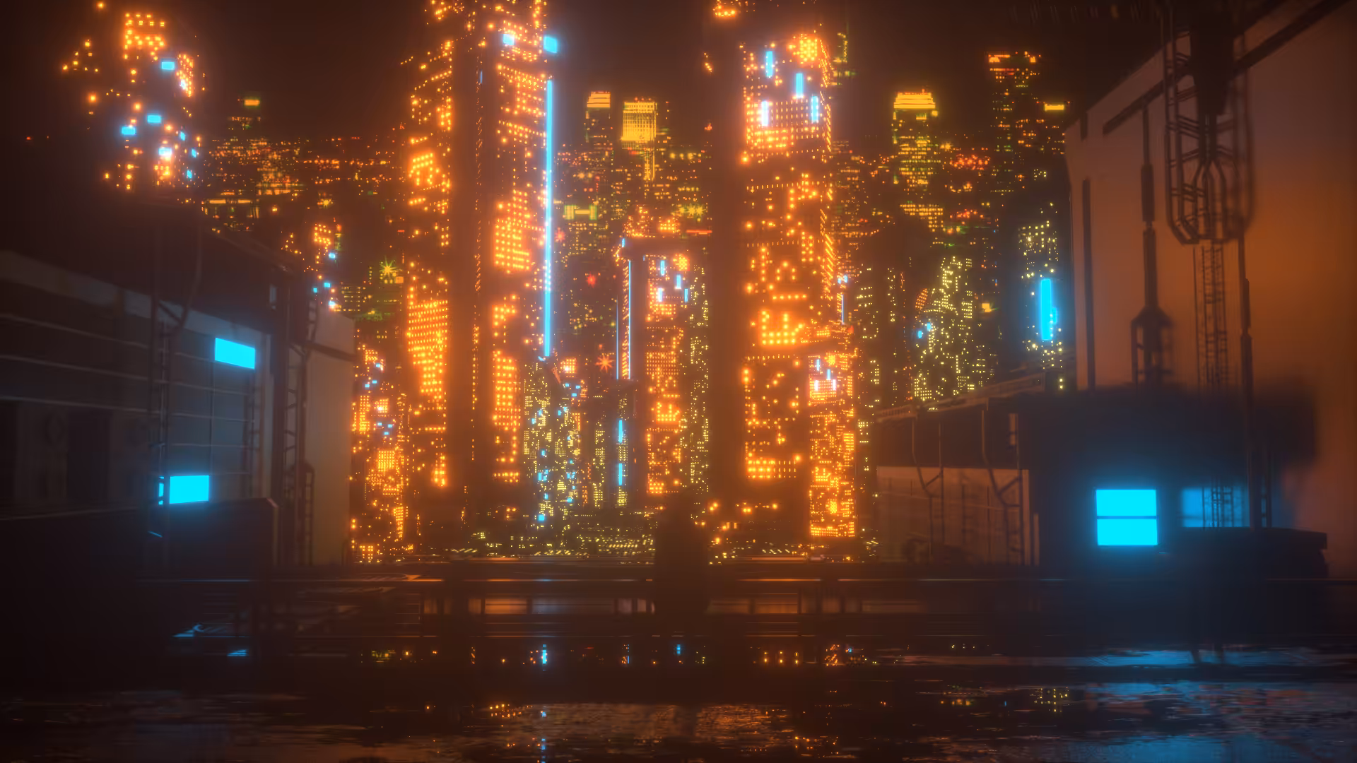 Neon city