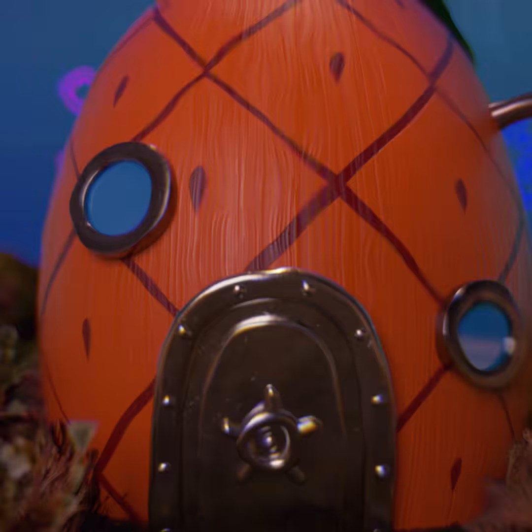 Sponge Bob was here.