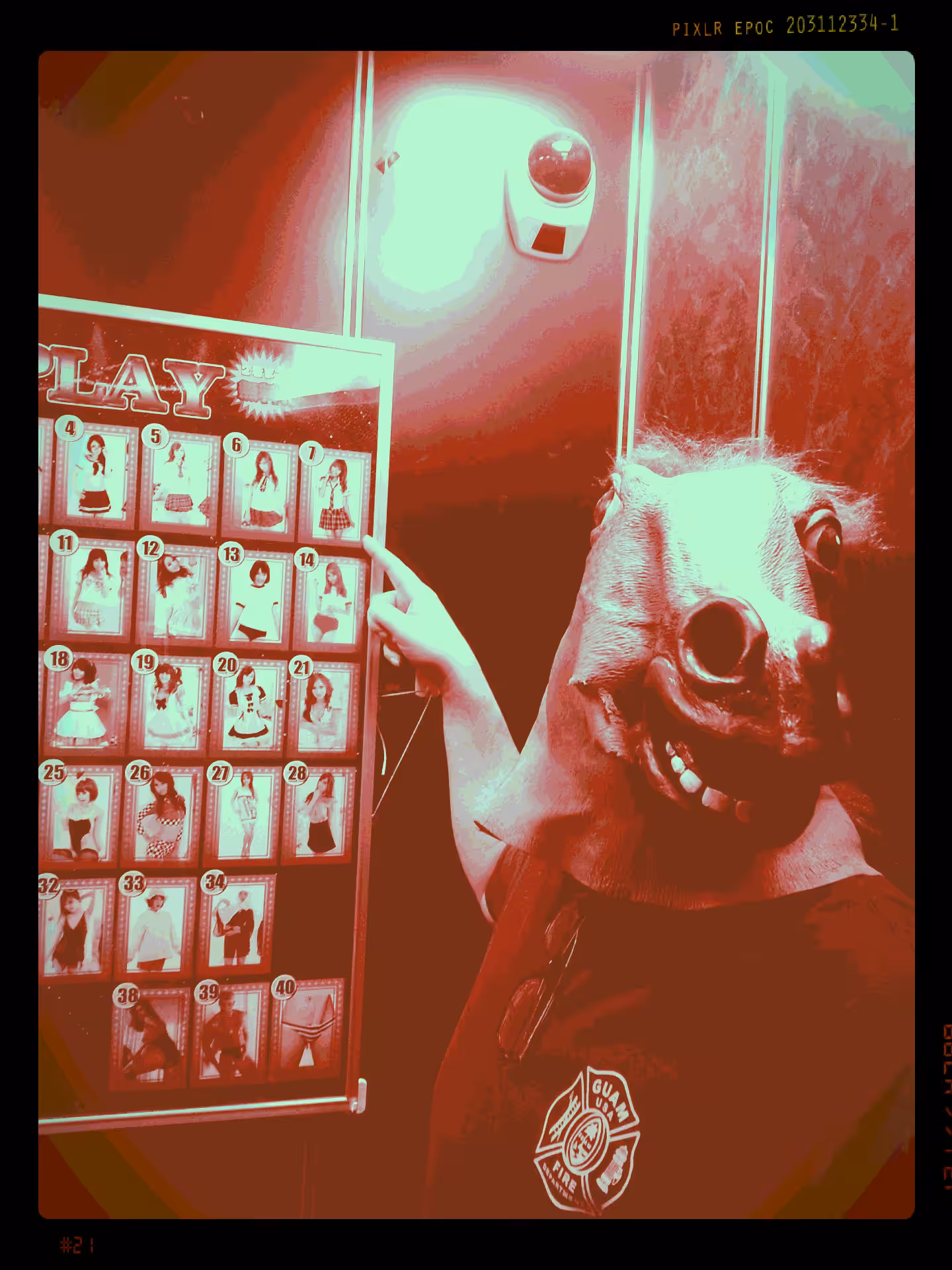 Creepy Meme-Horse in a Japanese Love Motel Elevator