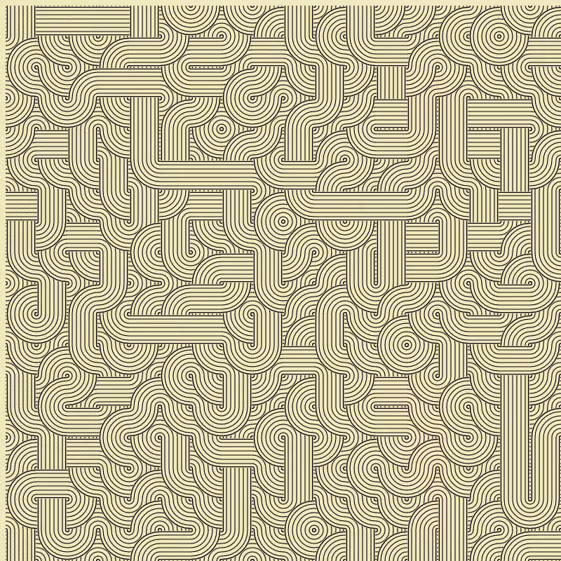 Dirty Interlaced Truchet Tiles #35