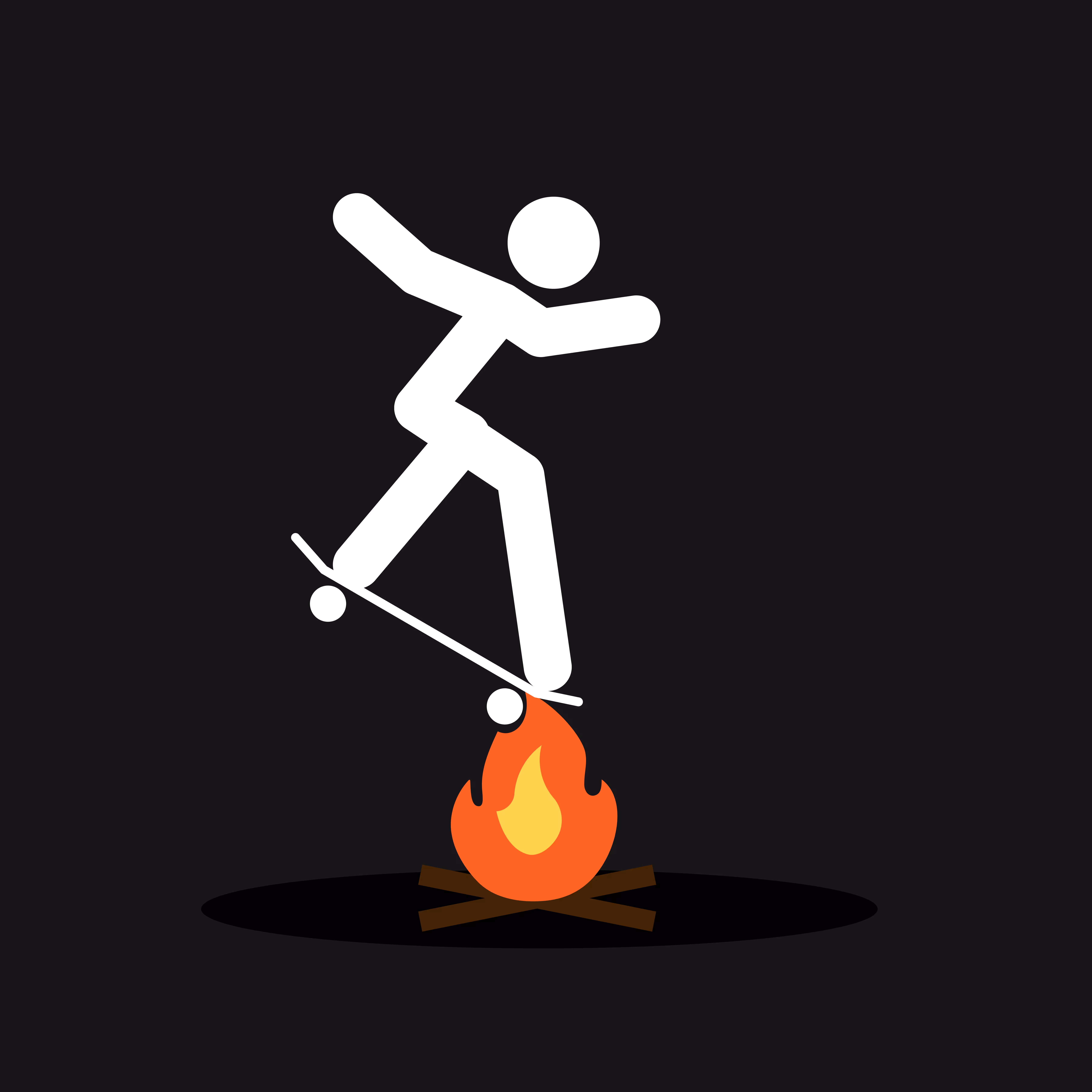 Rodeo posts: Flame Kissed