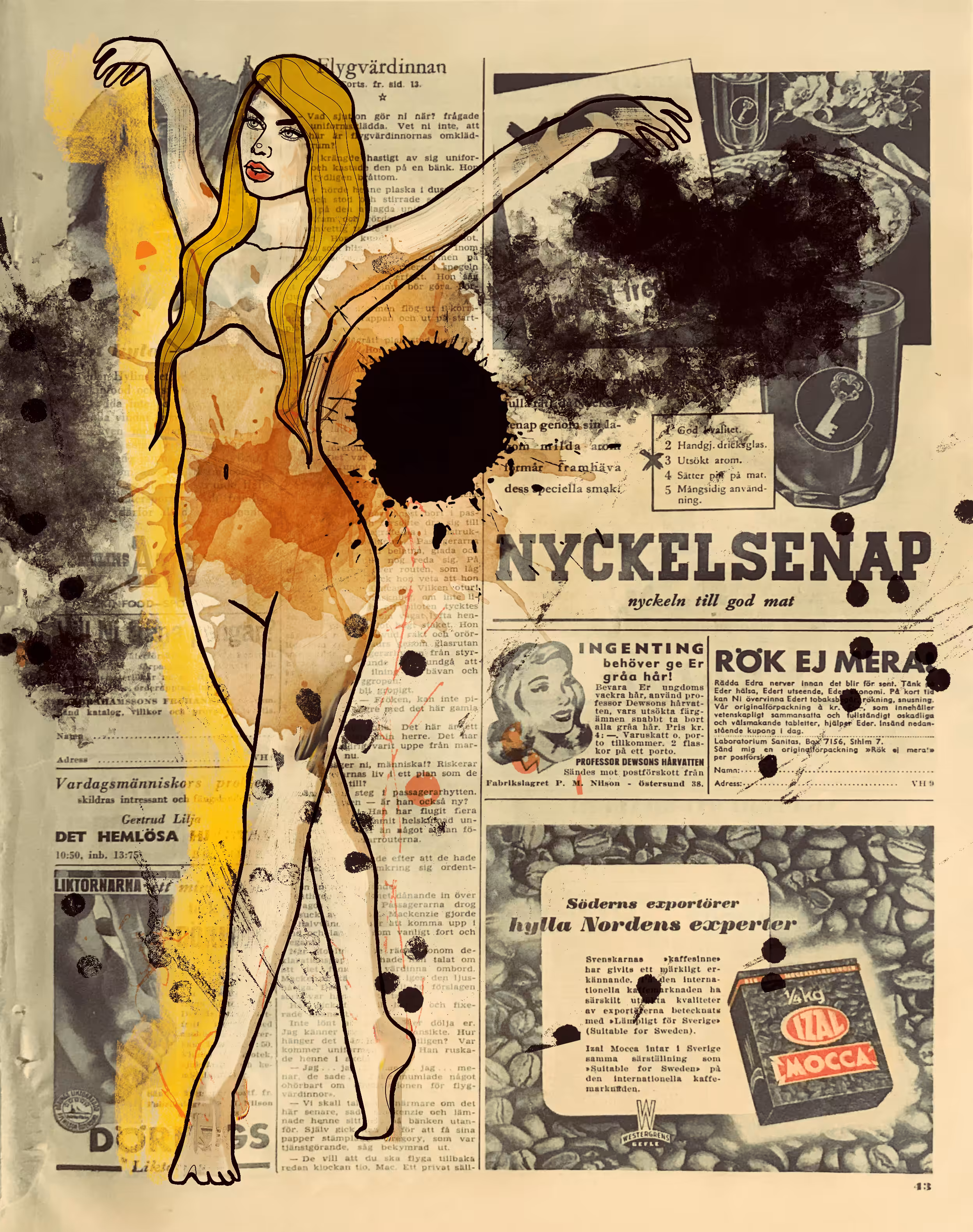 Vintage Girl "Capricorn"