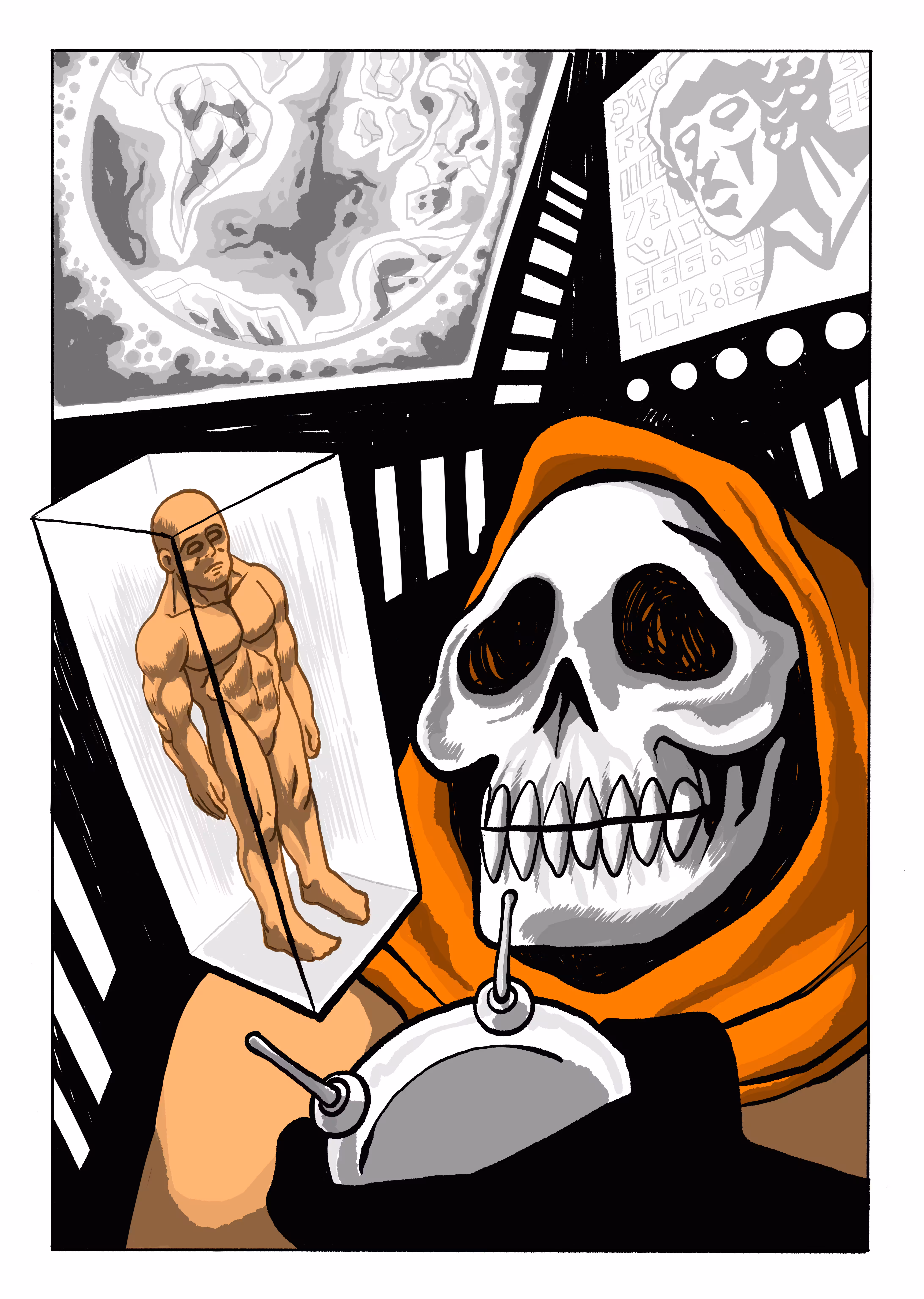 Captain Death - Original page 8