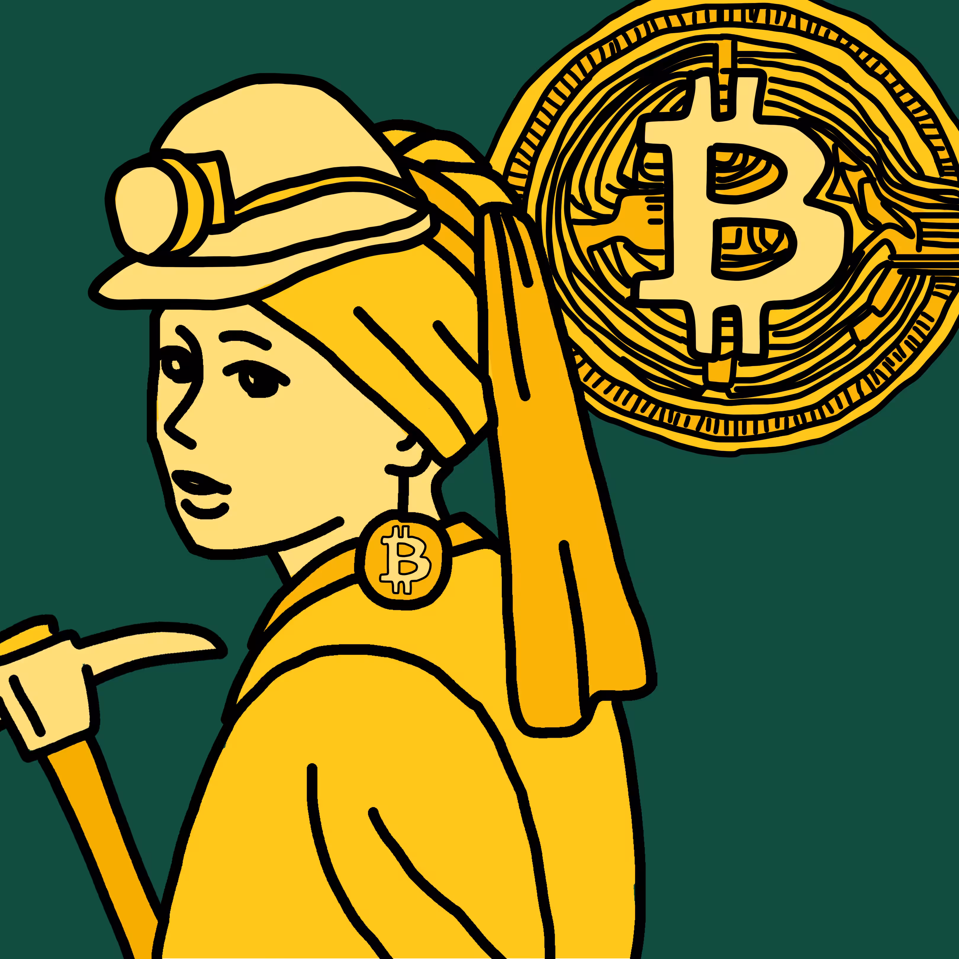 A GIRL WITH “BITCOIN” EARRING | AMBASSADOR OF OBJECTS