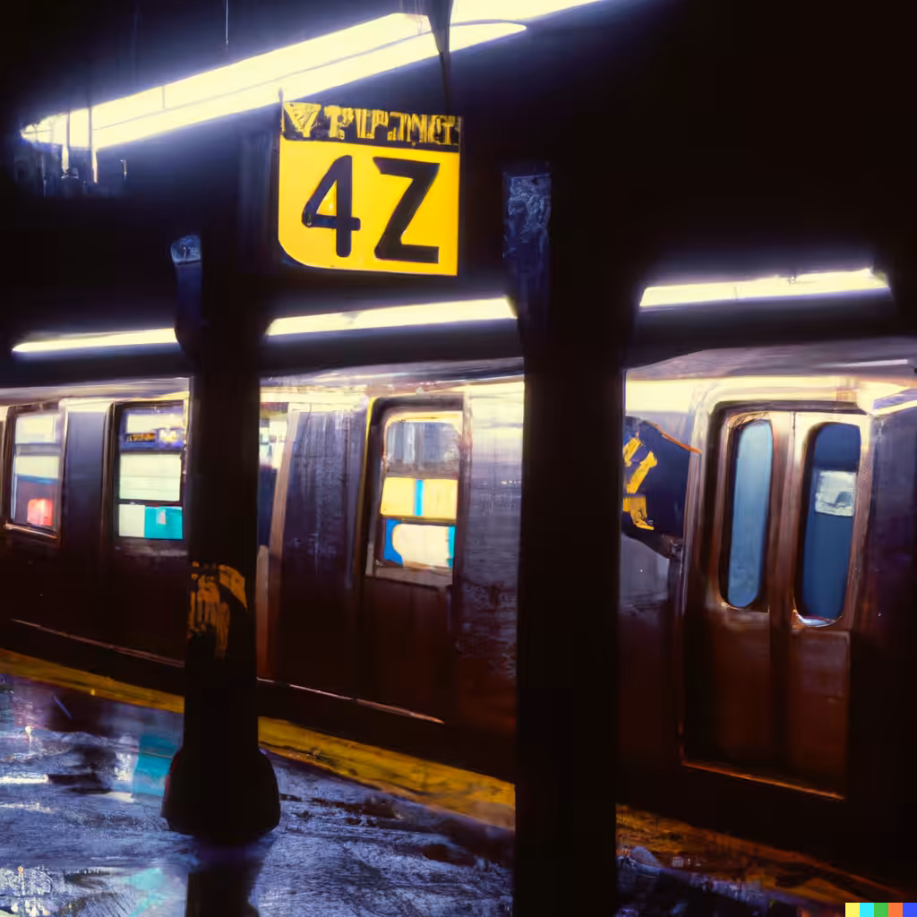 NORMAN HARMAN X DALL-E 2 - The Subway