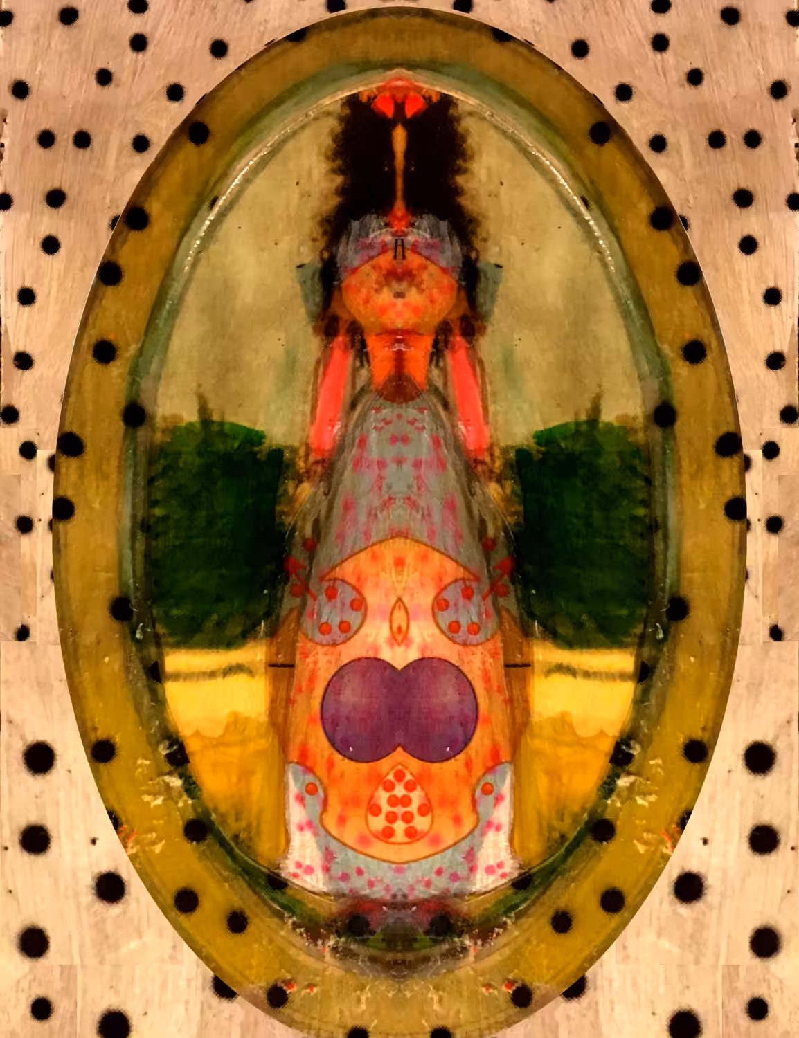 Celine-Cell Sisters I. Painted Book page collage music by @fendelmarc