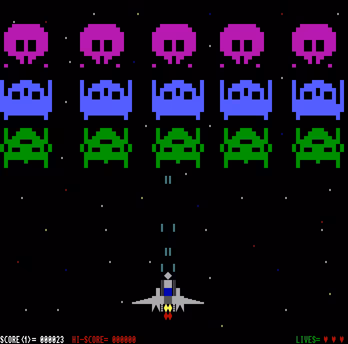 ANSI Invaders
