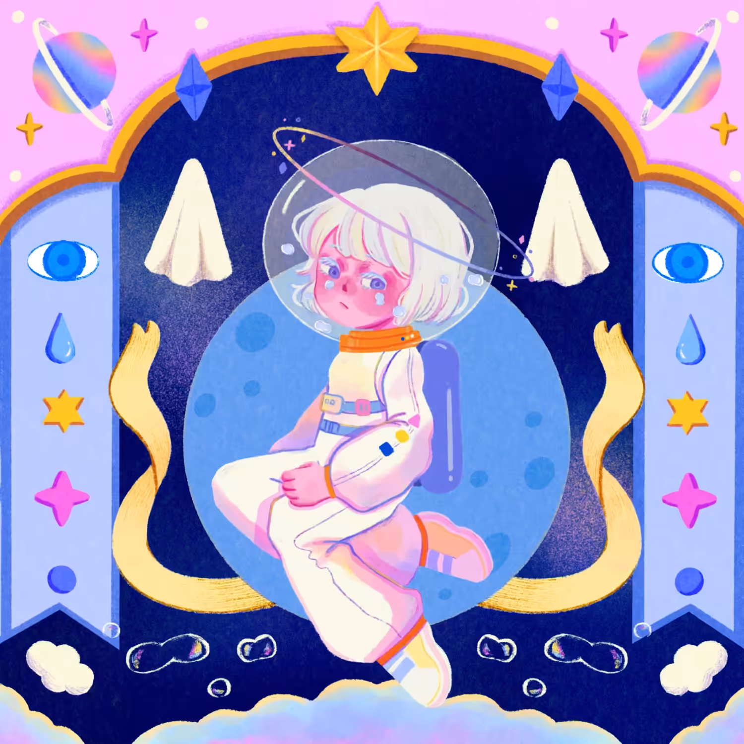 Many tears are stars💫