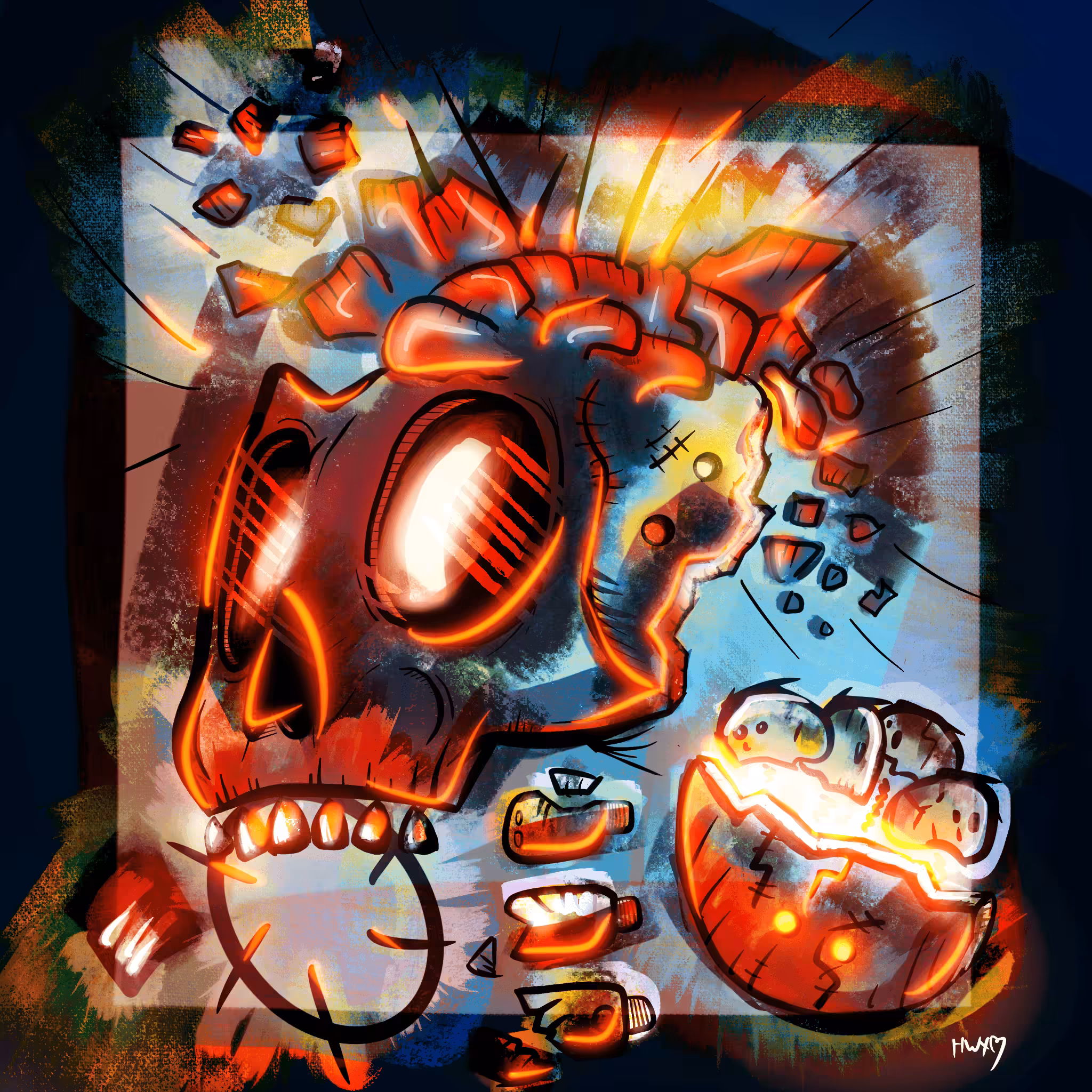 Almost Fancy Skull #51 - HWX