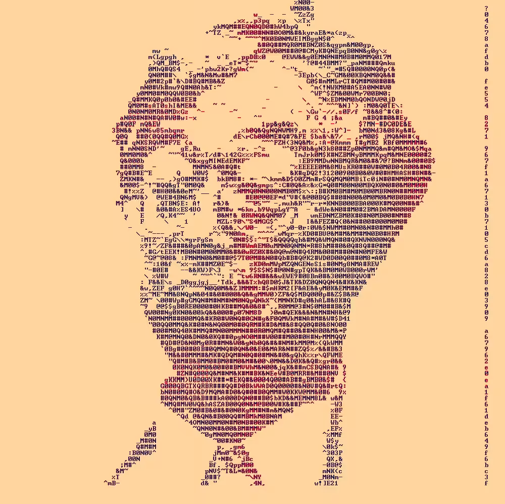 ASCII Satoshi Nakamoto