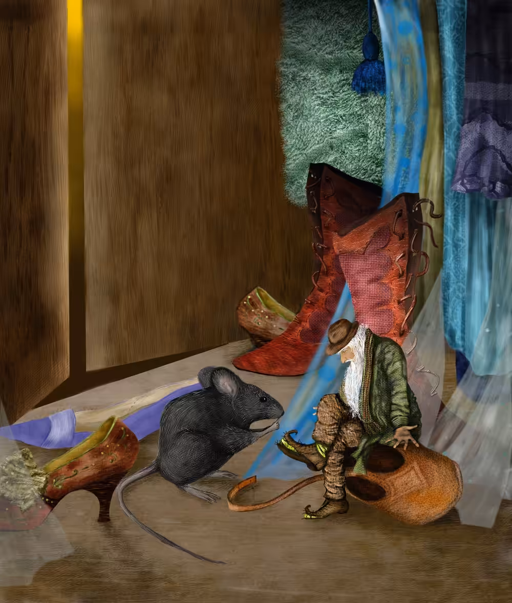 ...in the wardrobe