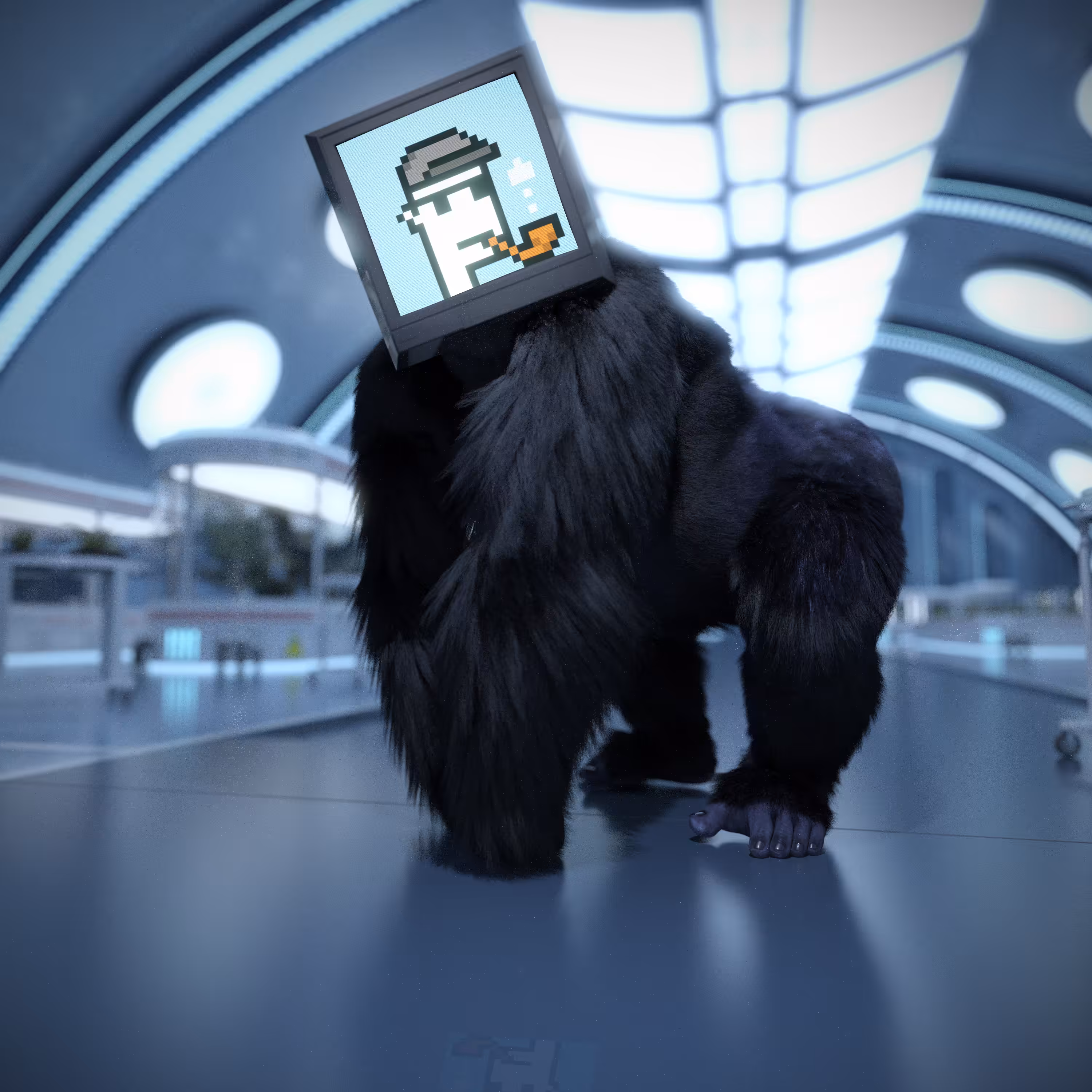 Punk gorilla