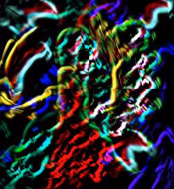 Abstract Flower Garden