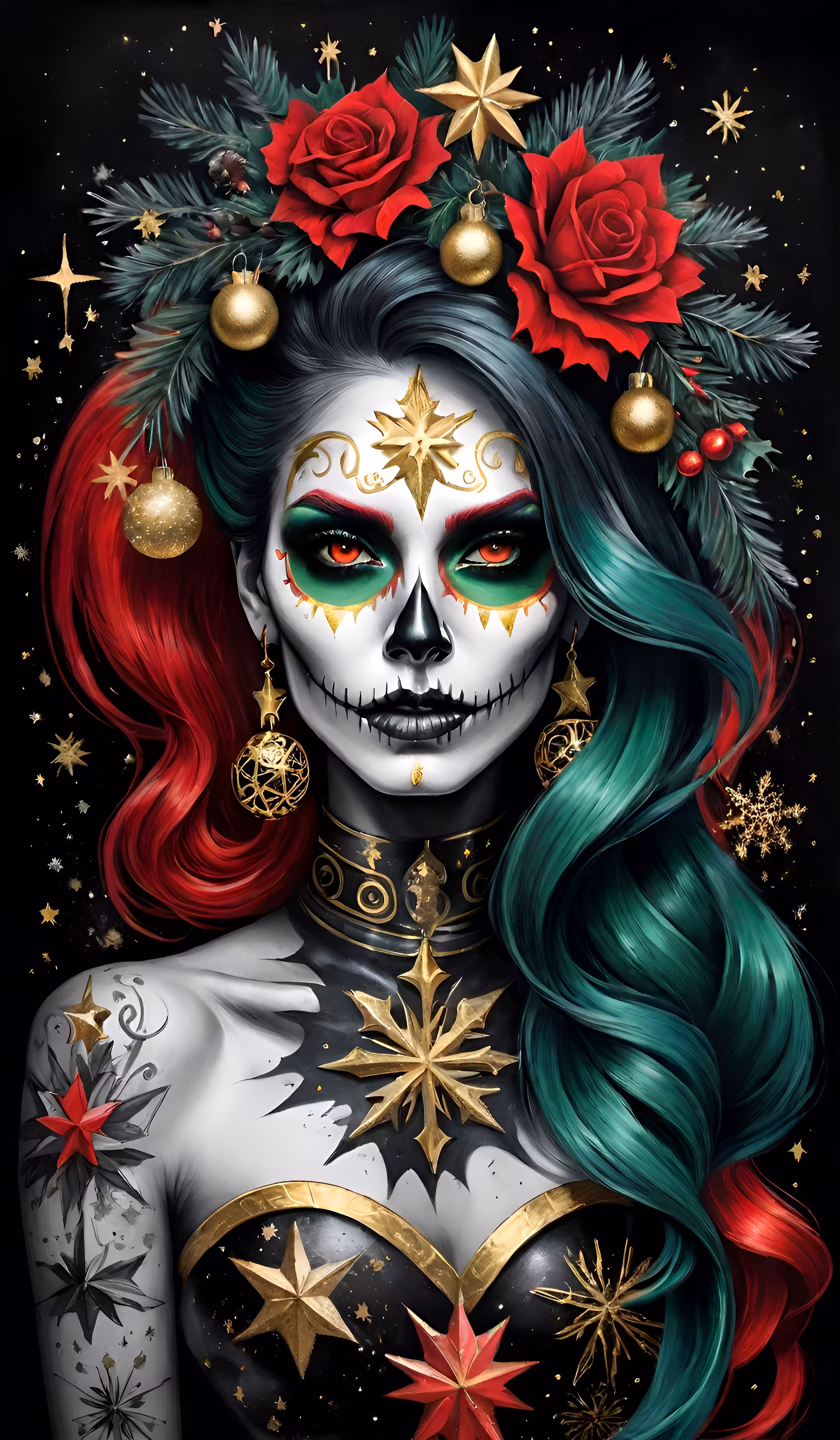 Christmas SkullGirl 