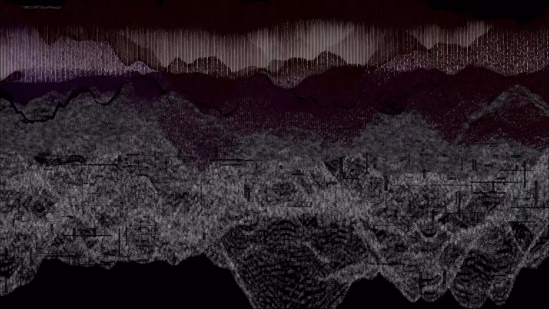 Pixel rain in a data landsacape #156