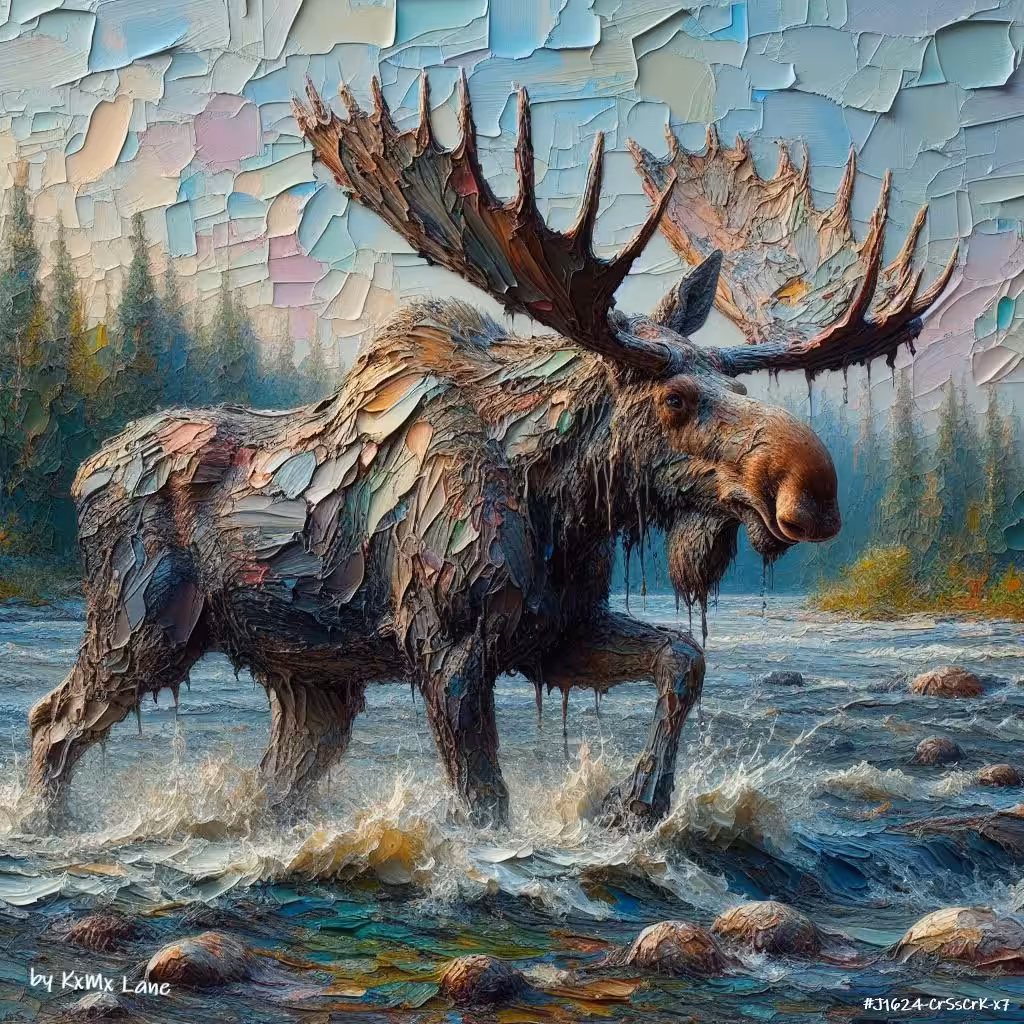 A1 Amazing Artworks: Crossing The Creek