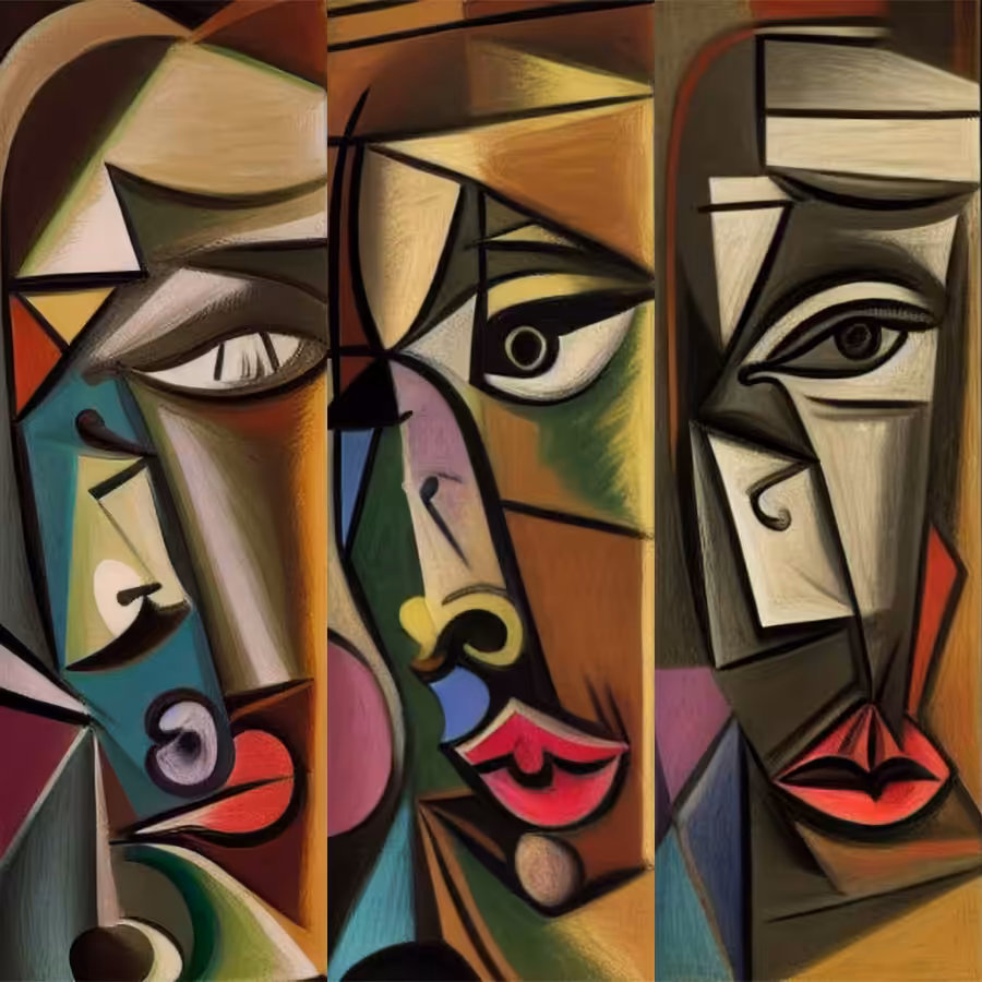 Cubism Faces #4