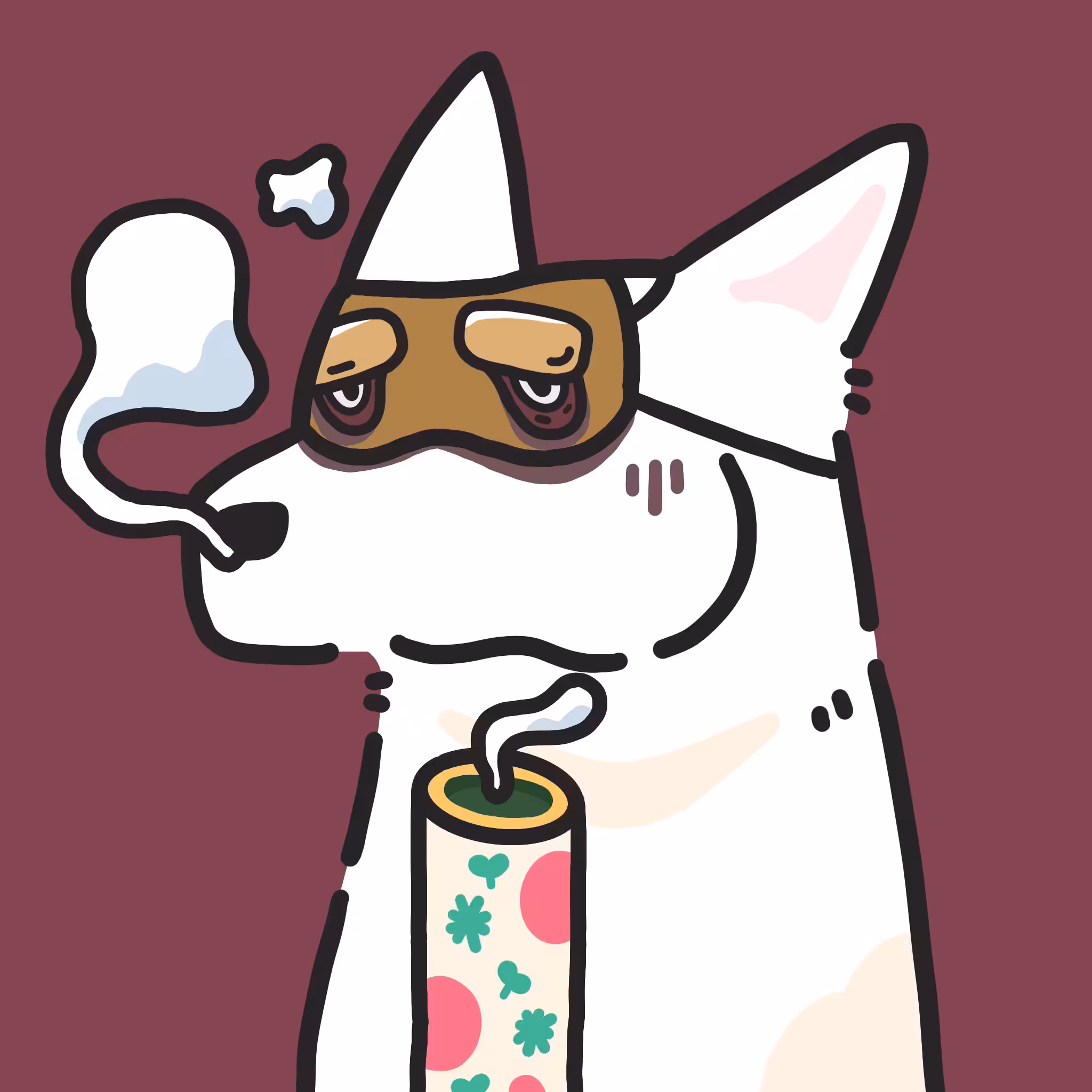 Collab pj. White Wolf x Smoke Weeddss